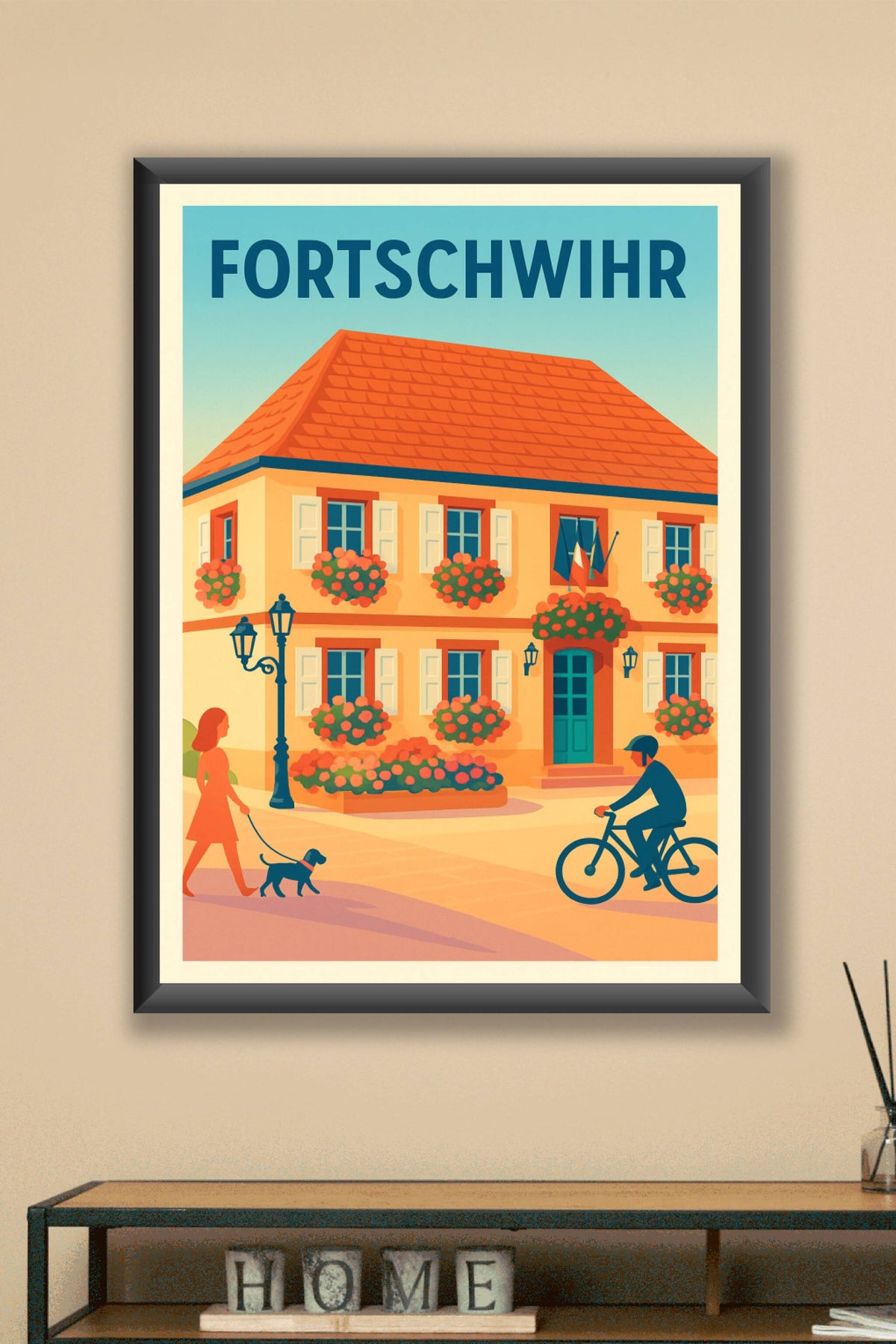 Affiche de Fortschwihr - Charme et sérénité en pleine lumière