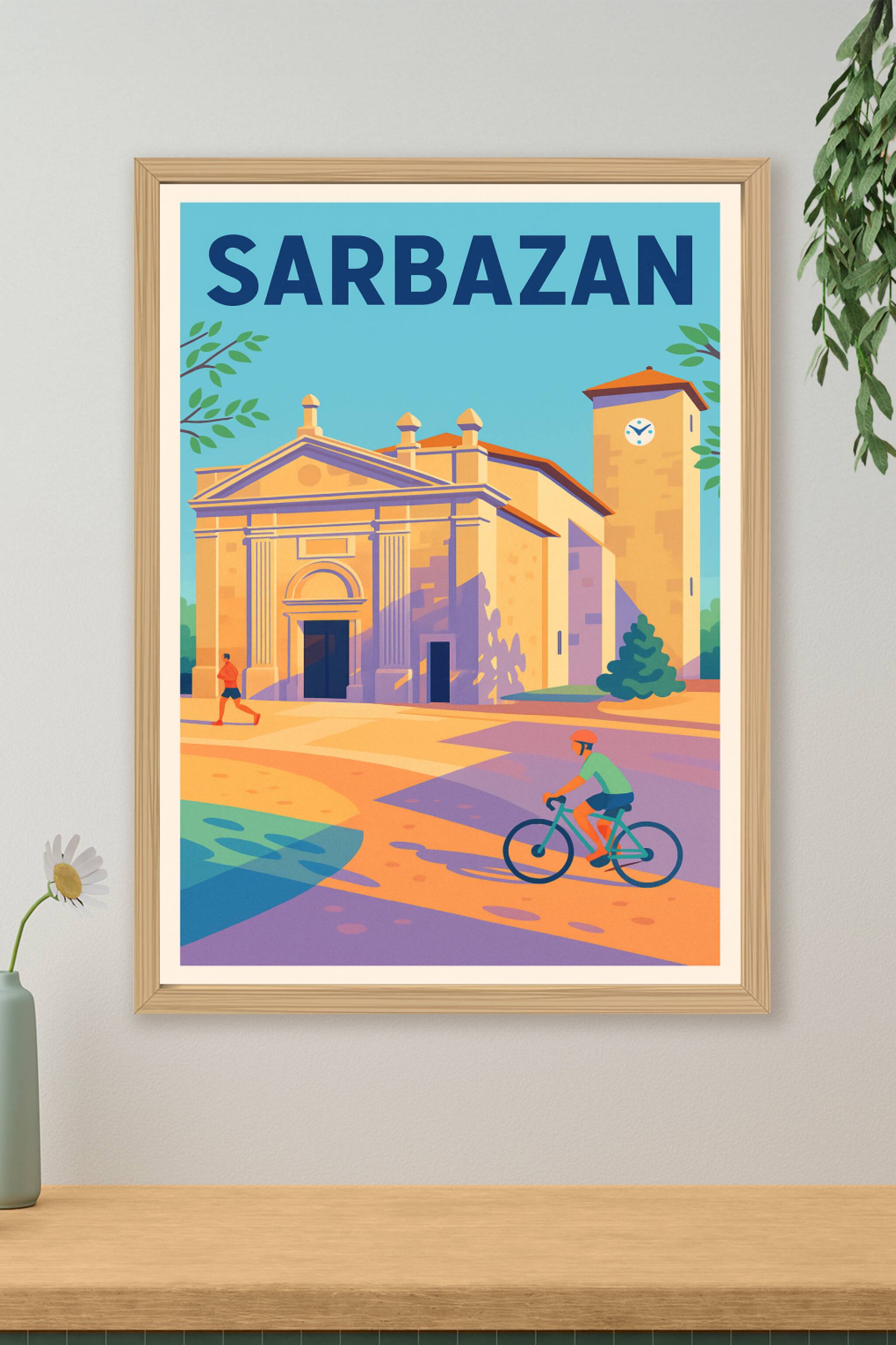 Affiche de Sarbazan - Lumières et douceur au cœur du village