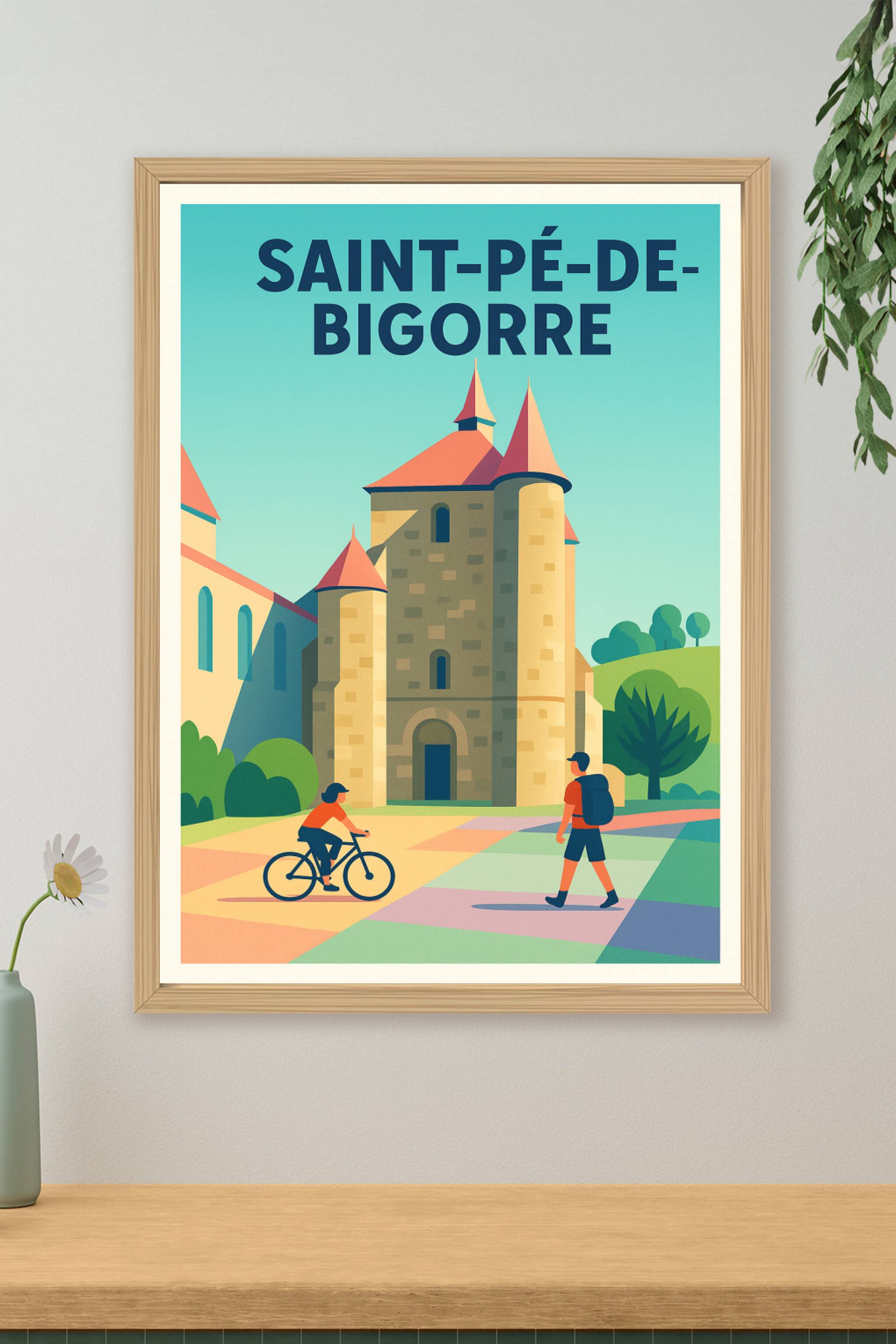 Affiche de Saint-Pé-de-Bigorre - Charme historique et découvertes en plein air