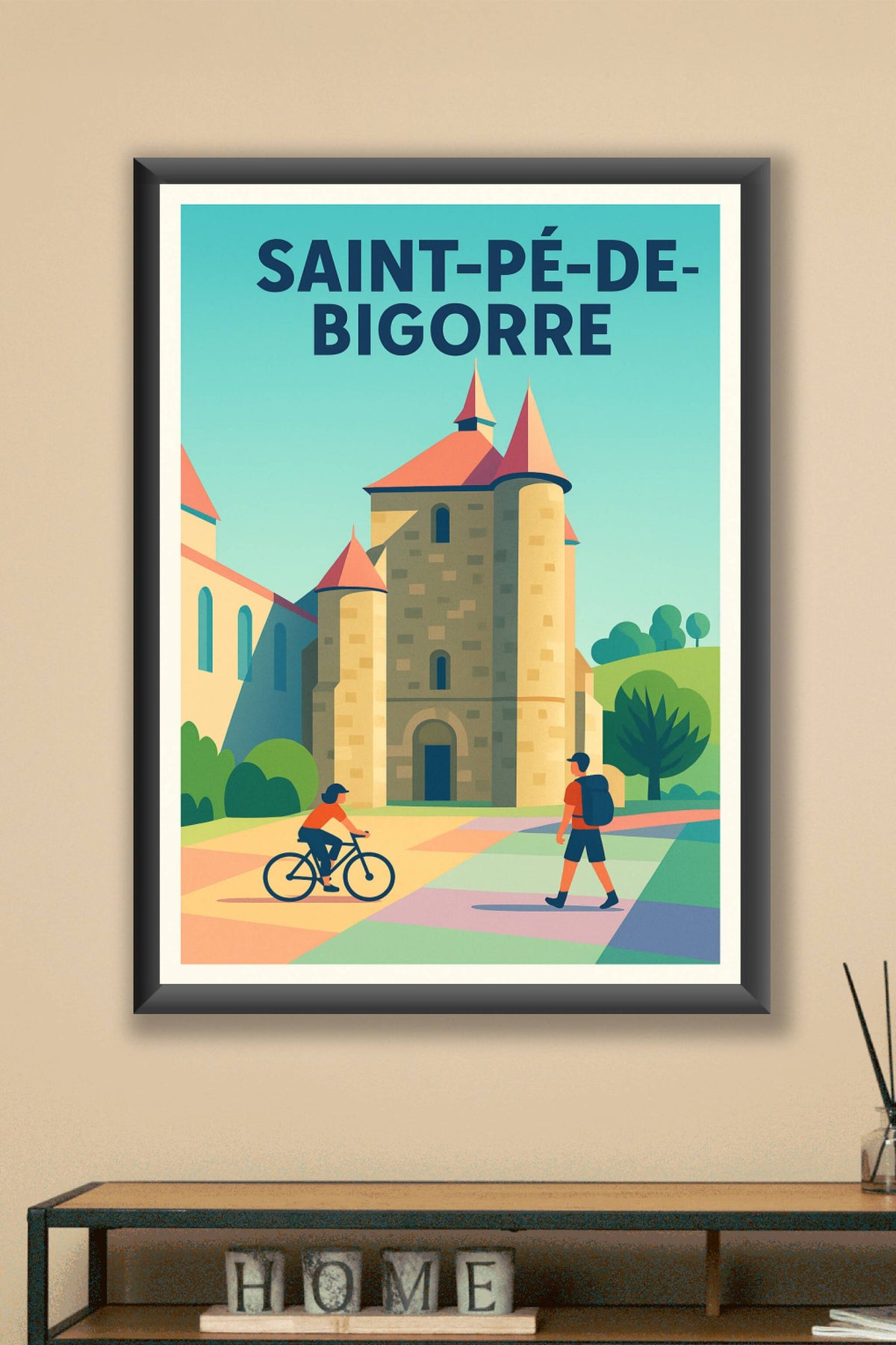 Affiche de Saint-Pé-de-Bigorre - Charme historique et découvertes en plein air