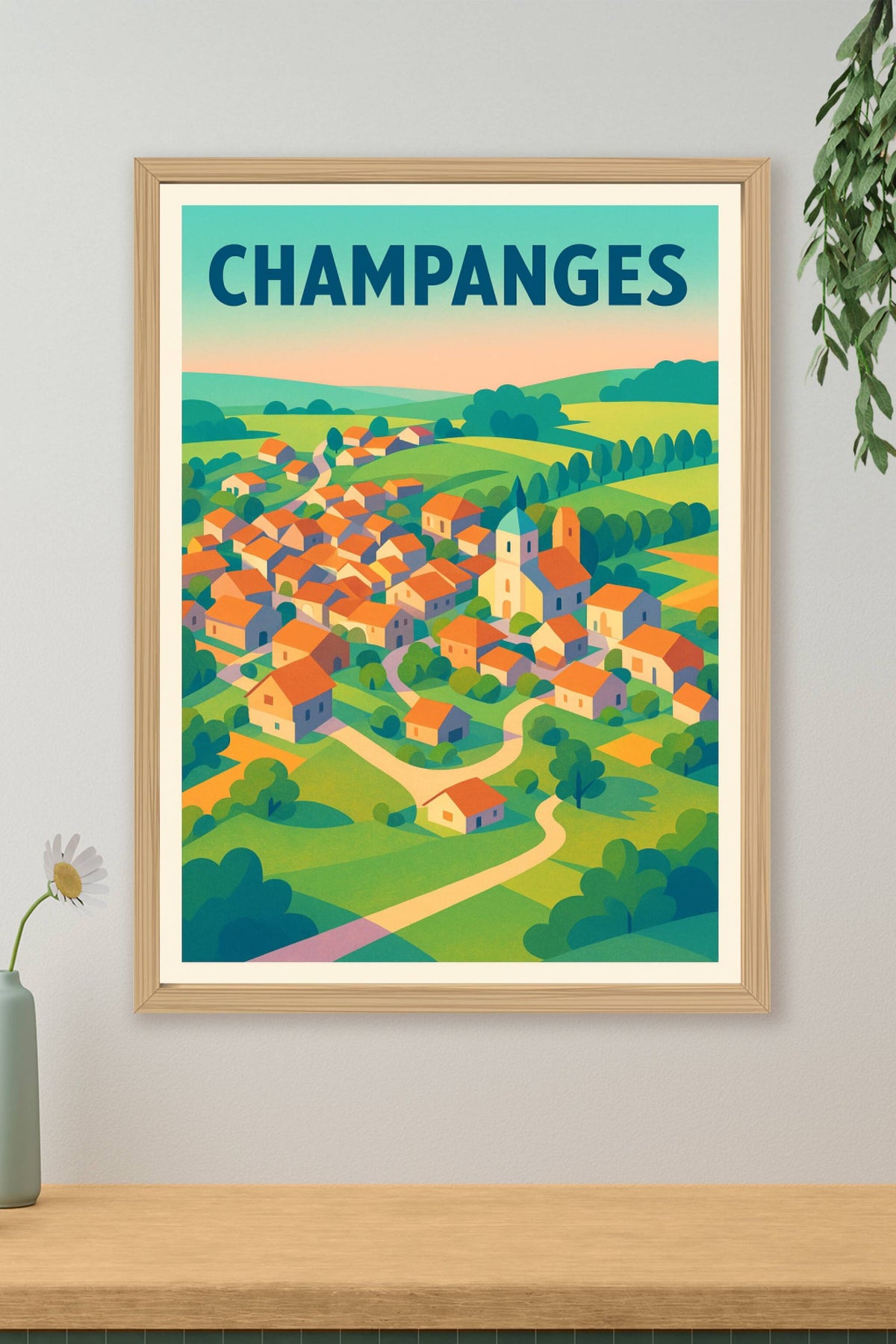 Affiche de Champanges - L'évasion bucolique au cœur de la nature