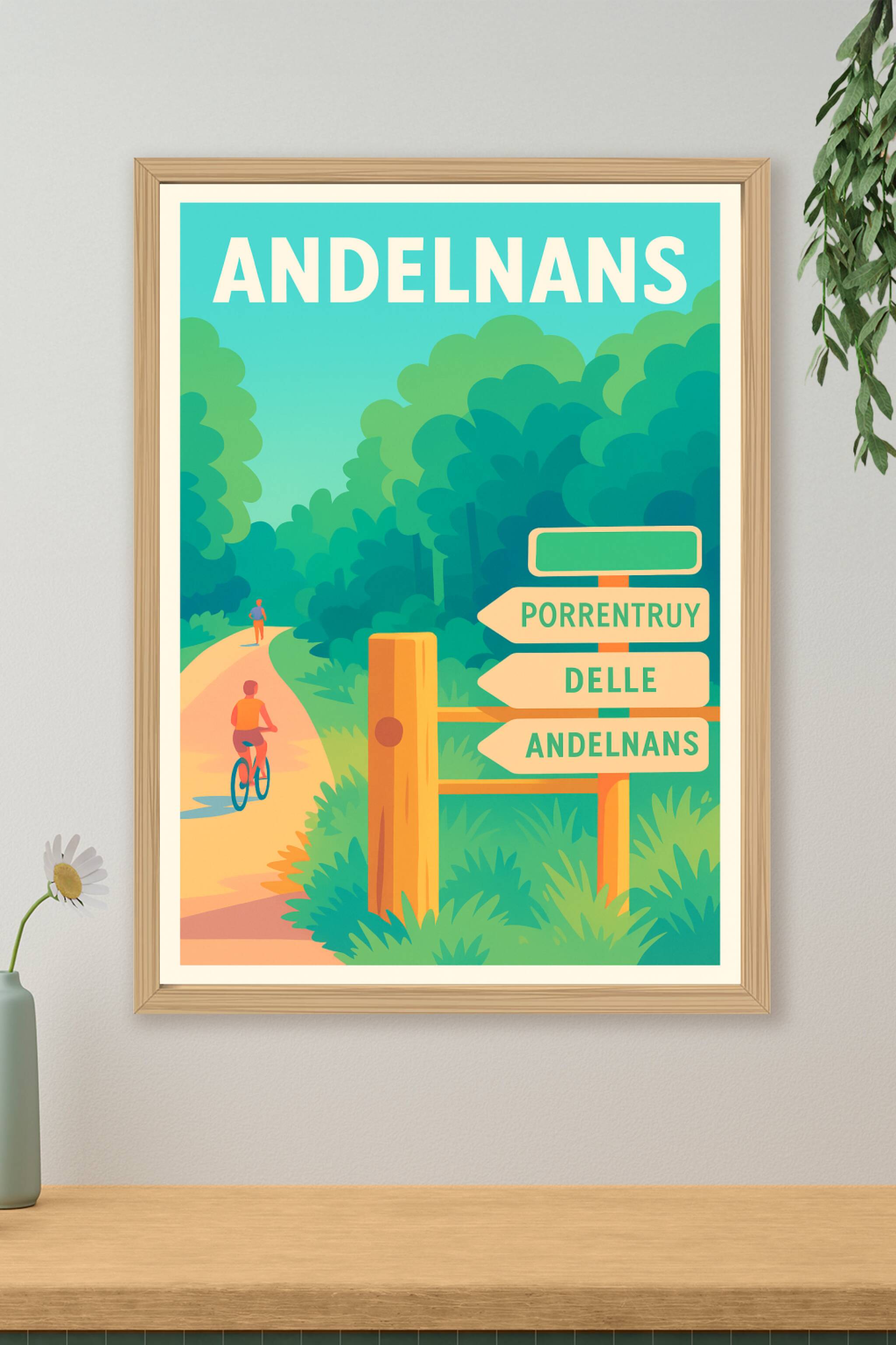 Affiche de Andelnans - Escapade nature et balades apaisantes