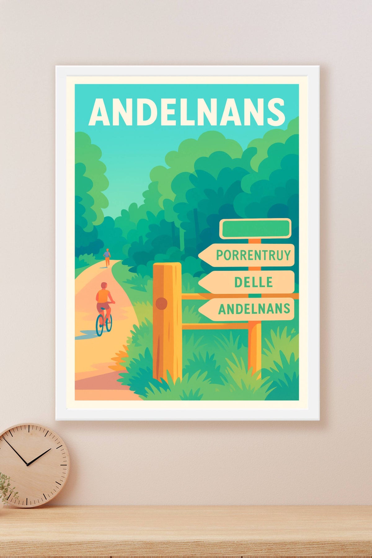 Affiche de Andelnans - Escapade nature et balades apaisantes