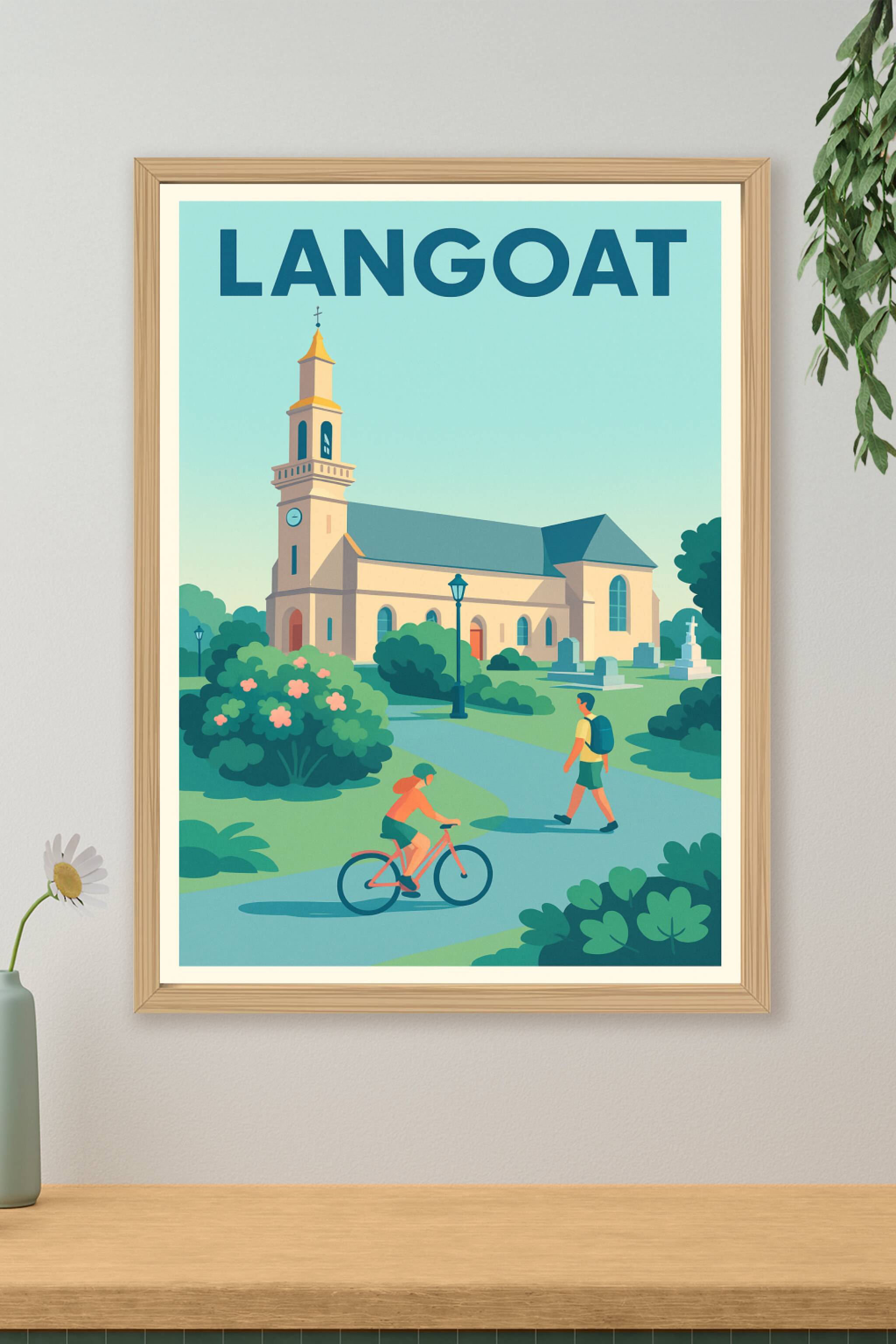 Affiche de Langoat - Charme et quiétude bretonne