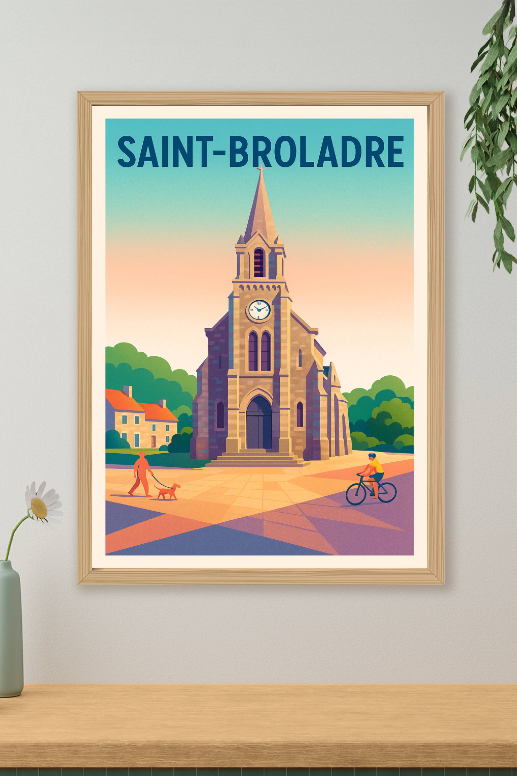 Affiche de Saint-Broladre - Charme et sérénité au cœur du village