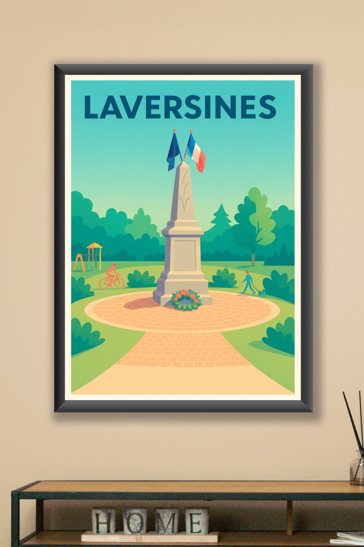 Affiche de Laversines - Harmonie et Sérénité au Cœur du Parc