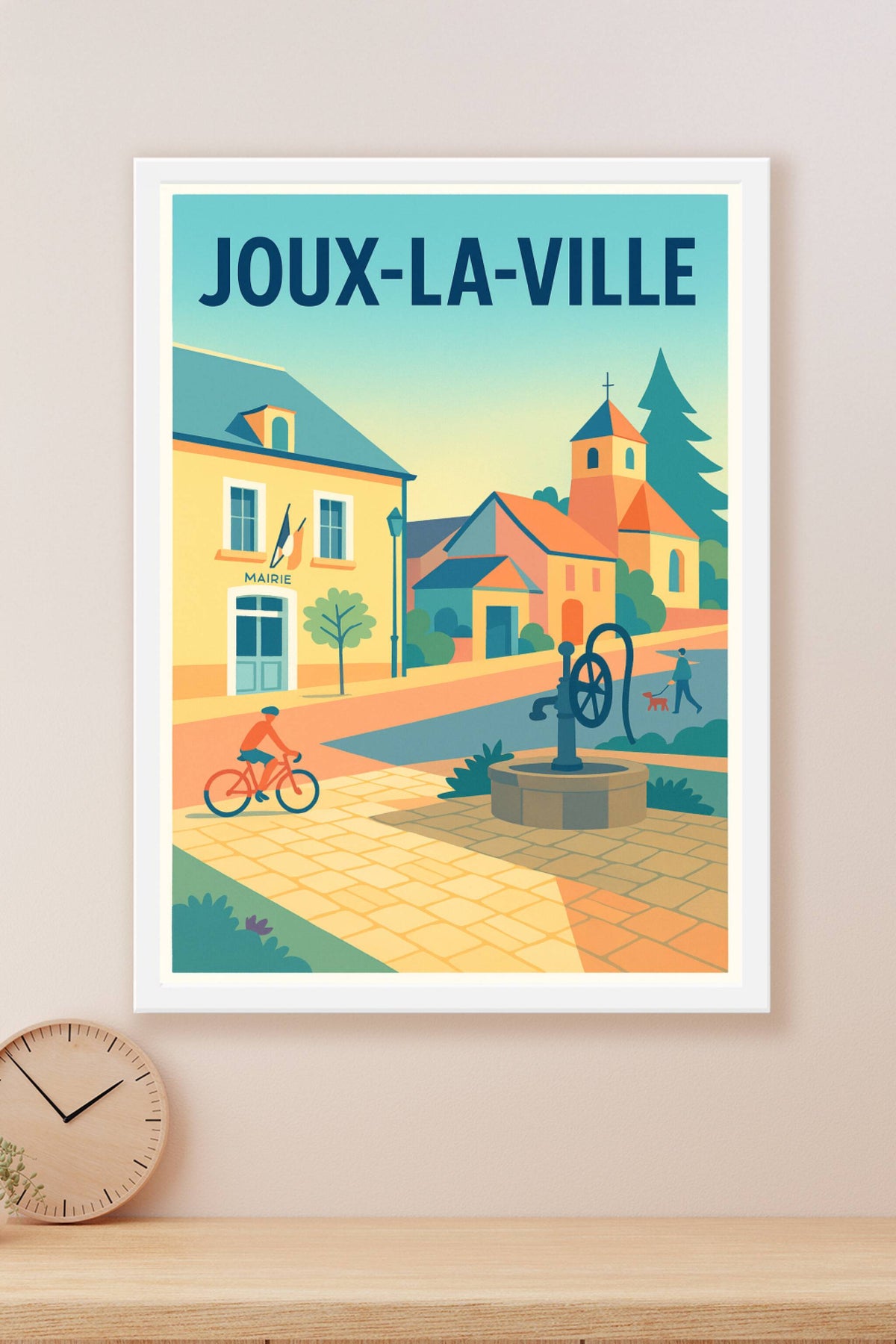 Affiche de Joux-la-Ville - Charme et sérénité au cœur du village