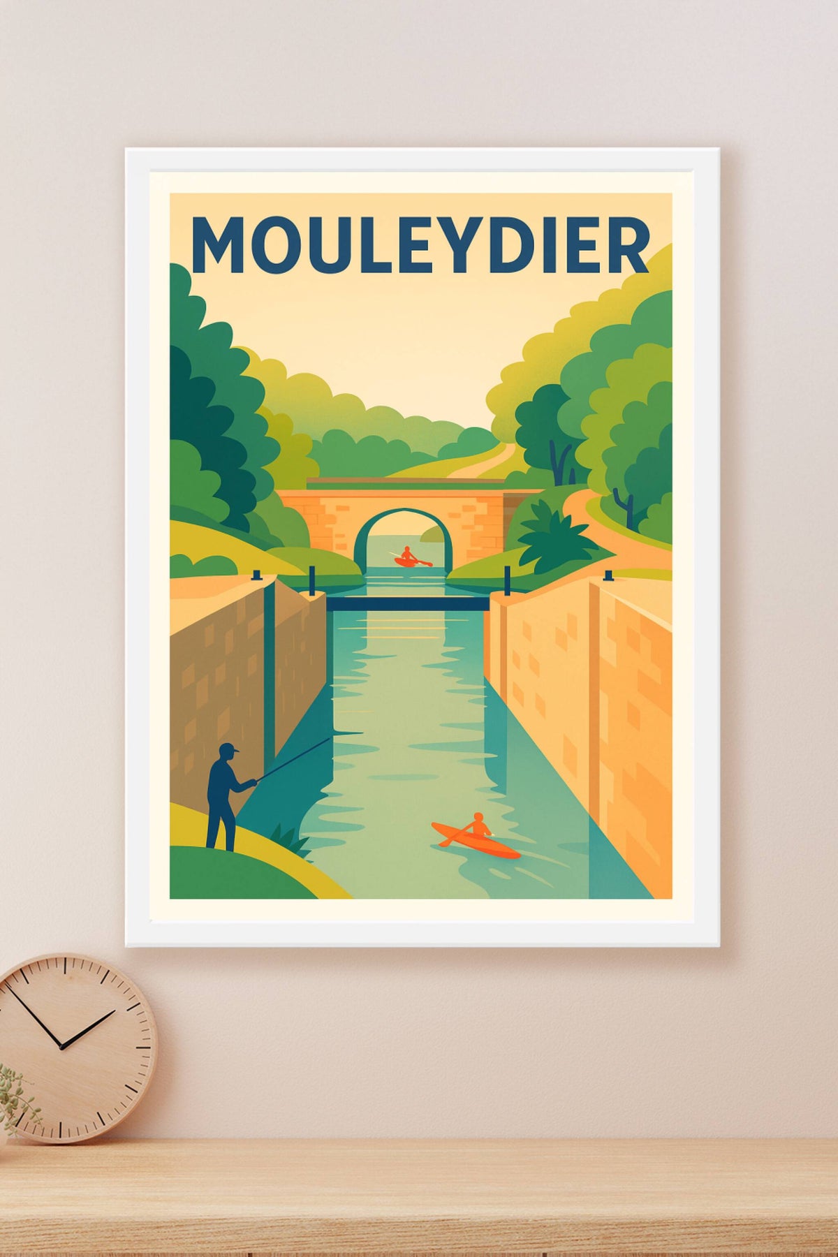 Affiche de Mouleydier - Sérénité au fil de l'eau