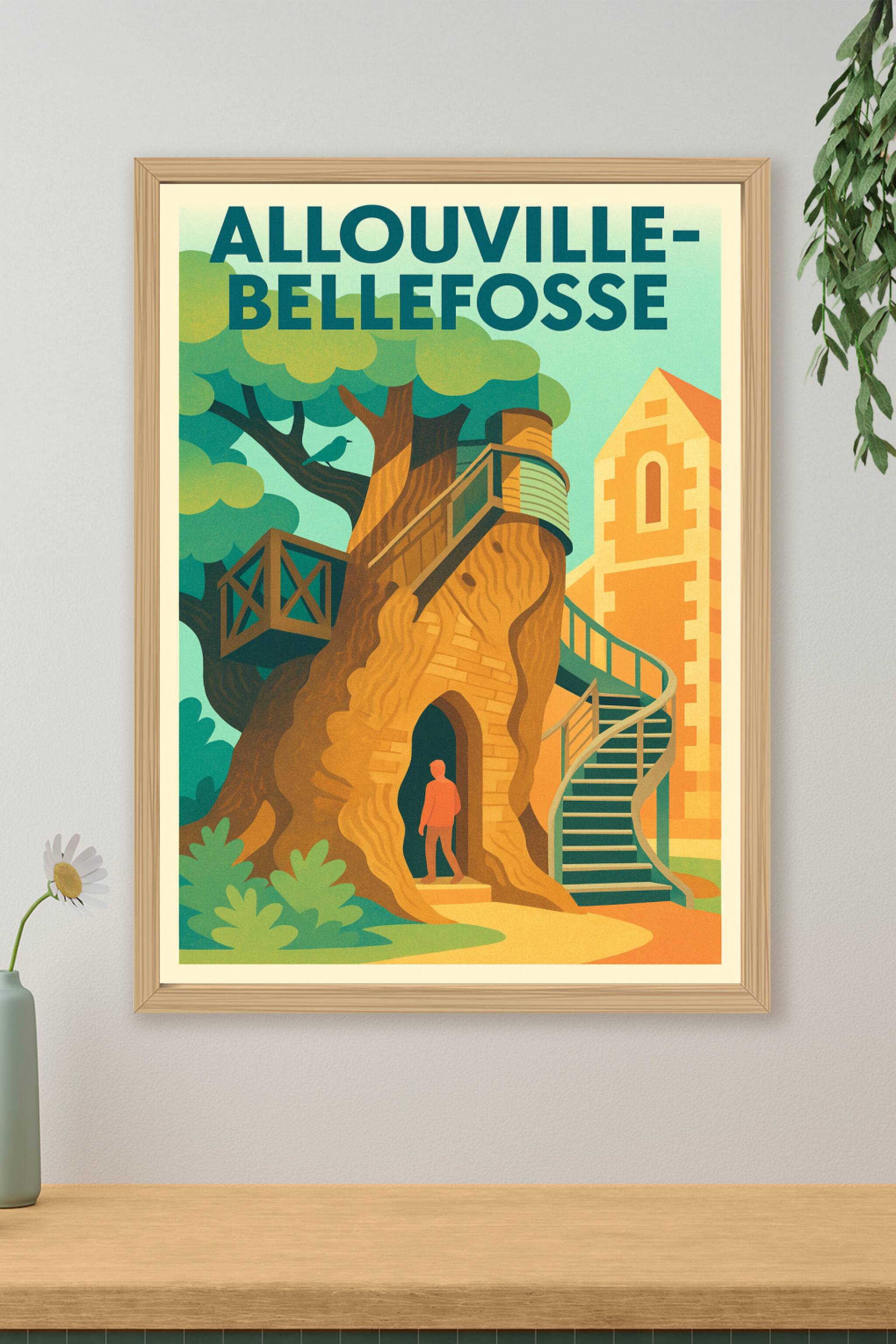 Affiche de Allouville-Bellefosse - L'arbre millénaire, un trésor naturel à découvrir