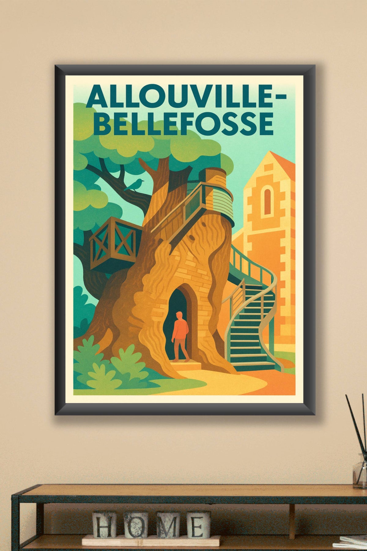 Affiche de Allouville-Bellefosse - L'arbre millénaire, un trésor naturel à découvrir