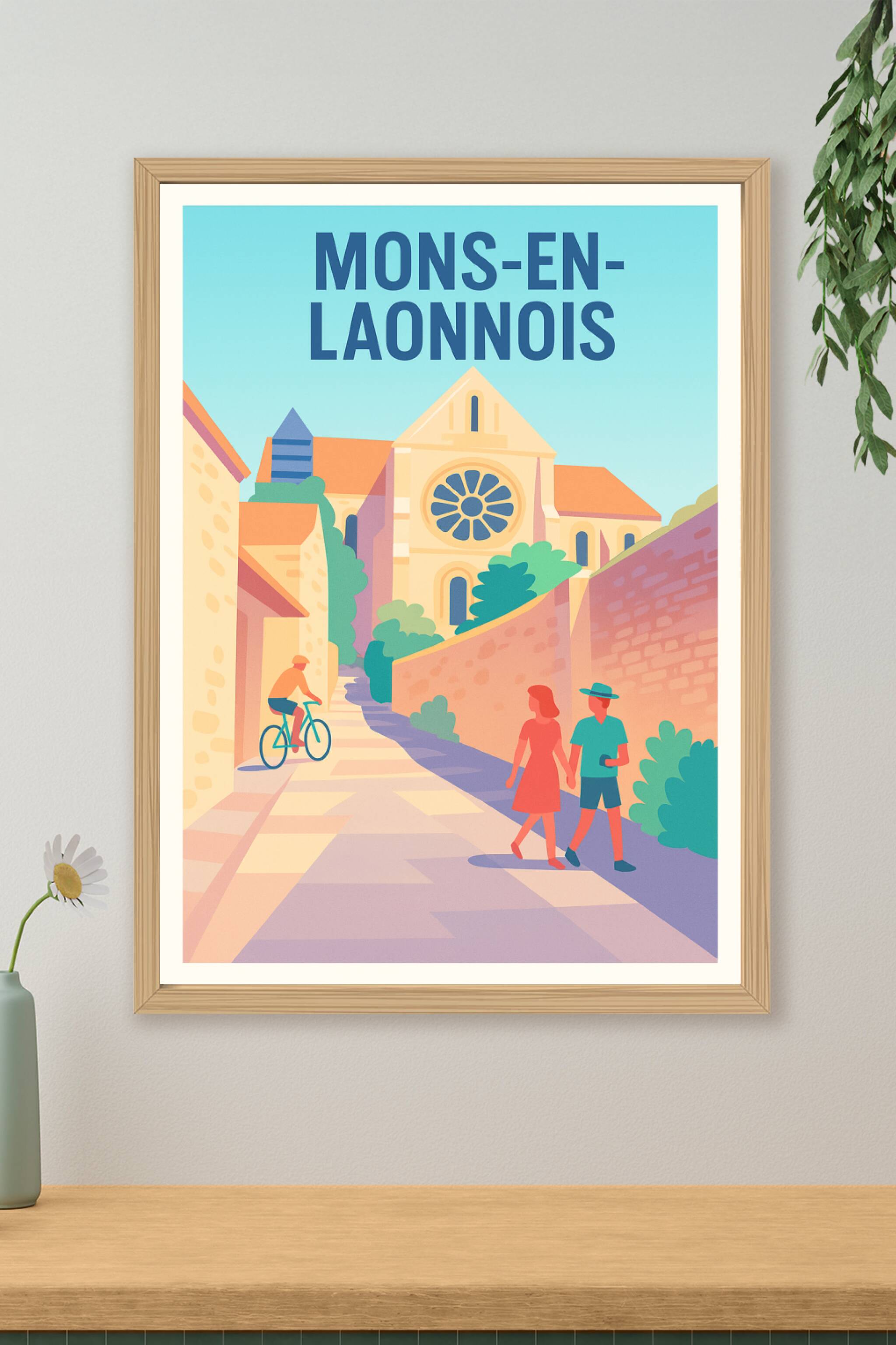 Affiche de Mons-en-Laonnois - Charme et douceur d'une balade historique