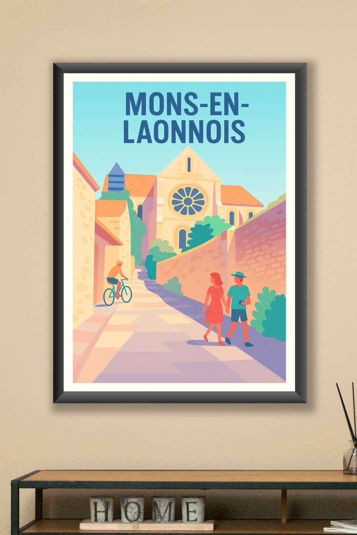Affiche de Mons-en-Laonnois - Charme et douceur d'une balade historique