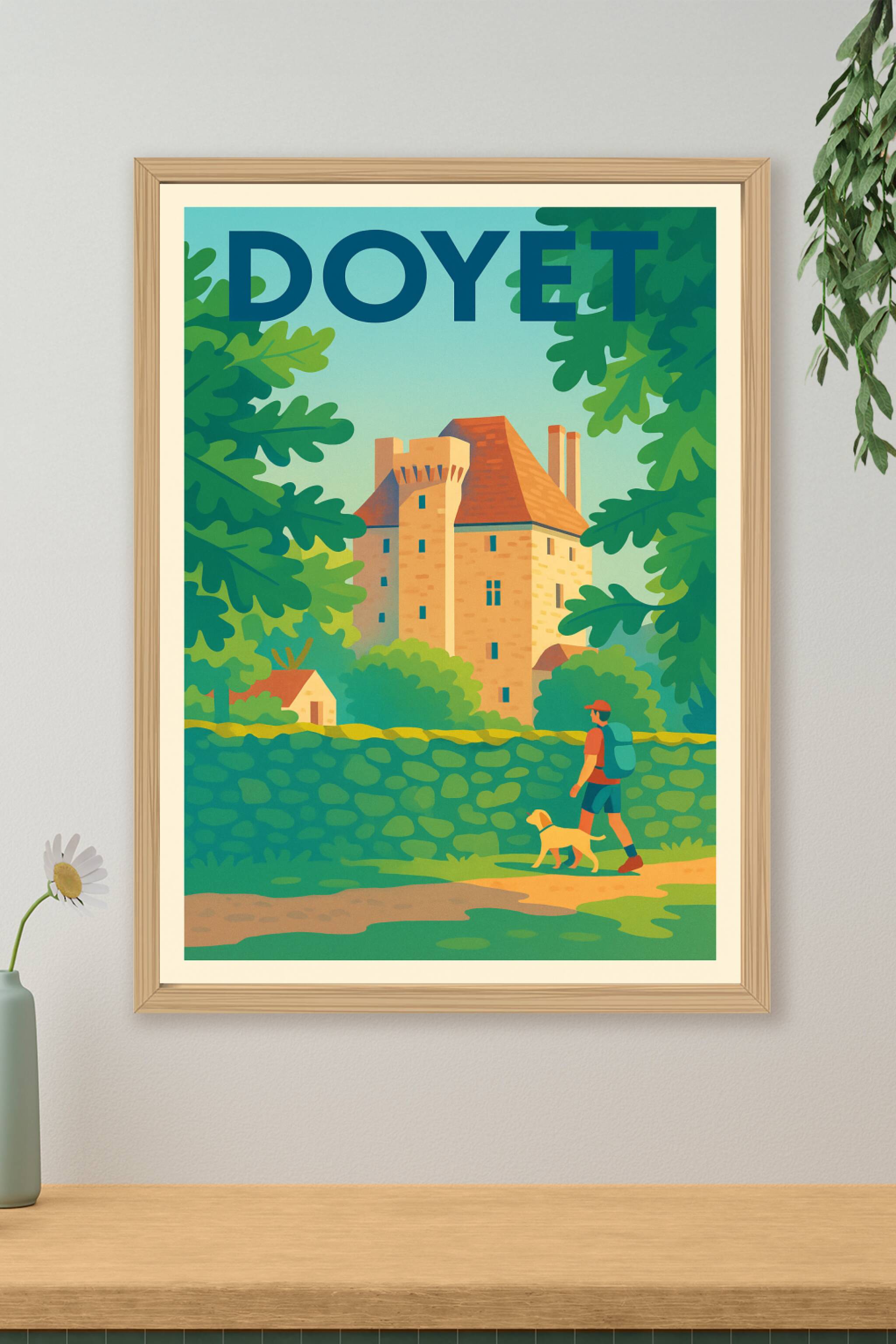 Affiche de Doyet - Une balade bucolique au cœur de la nature