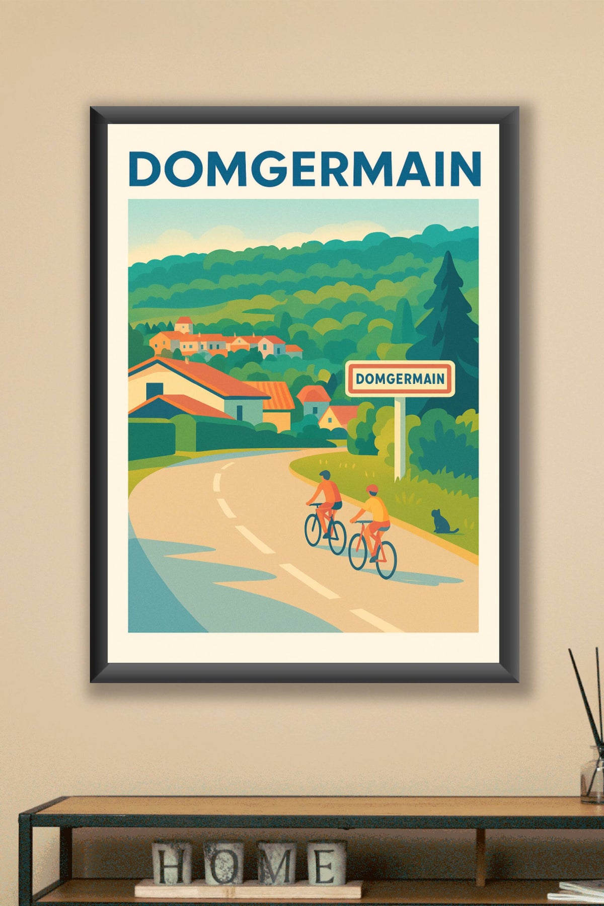 Affiche de Domgermain - Douce balade au cœur de la campagne lorraine