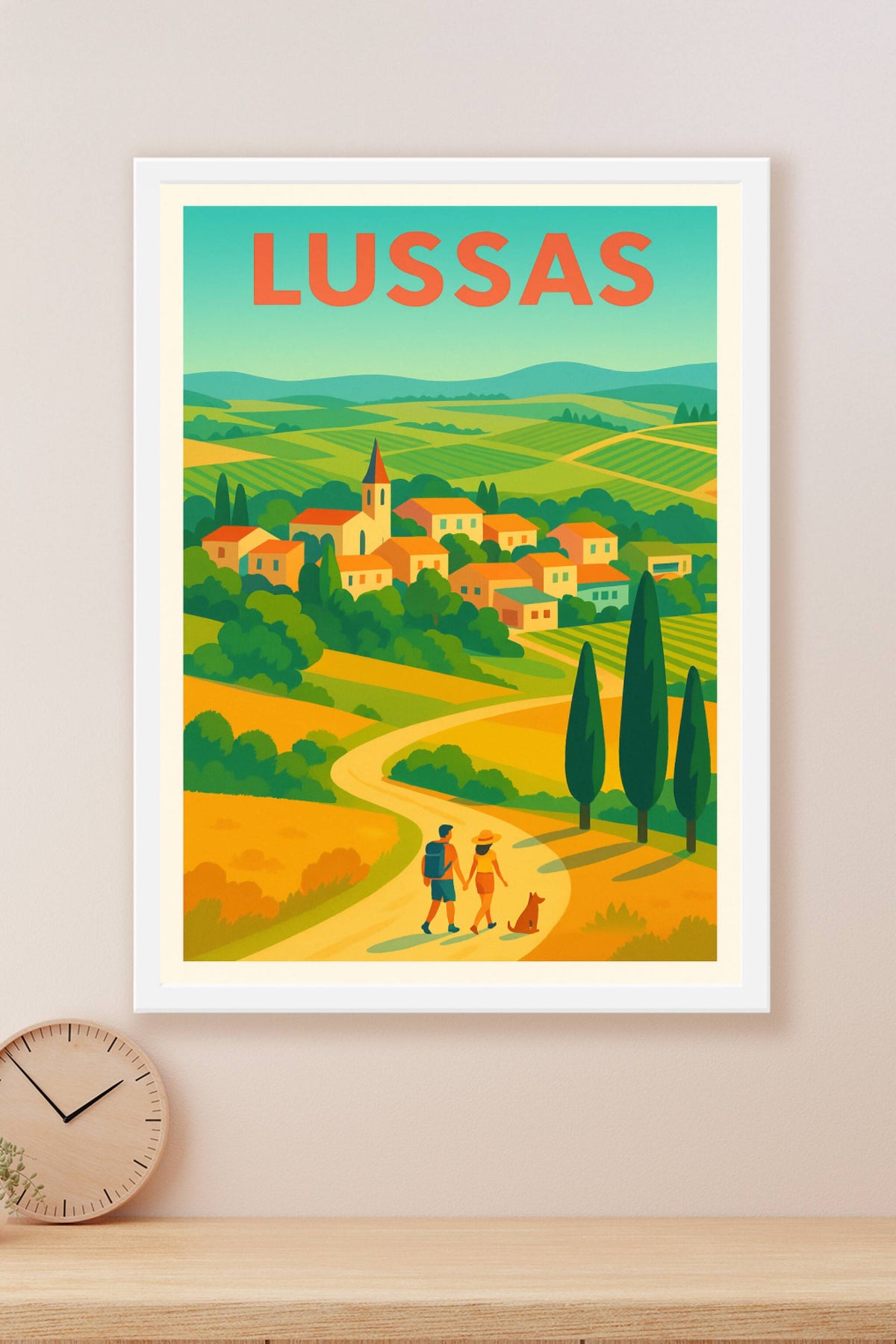 Affiche de Lussas - Échappée bucolique en Ardèche