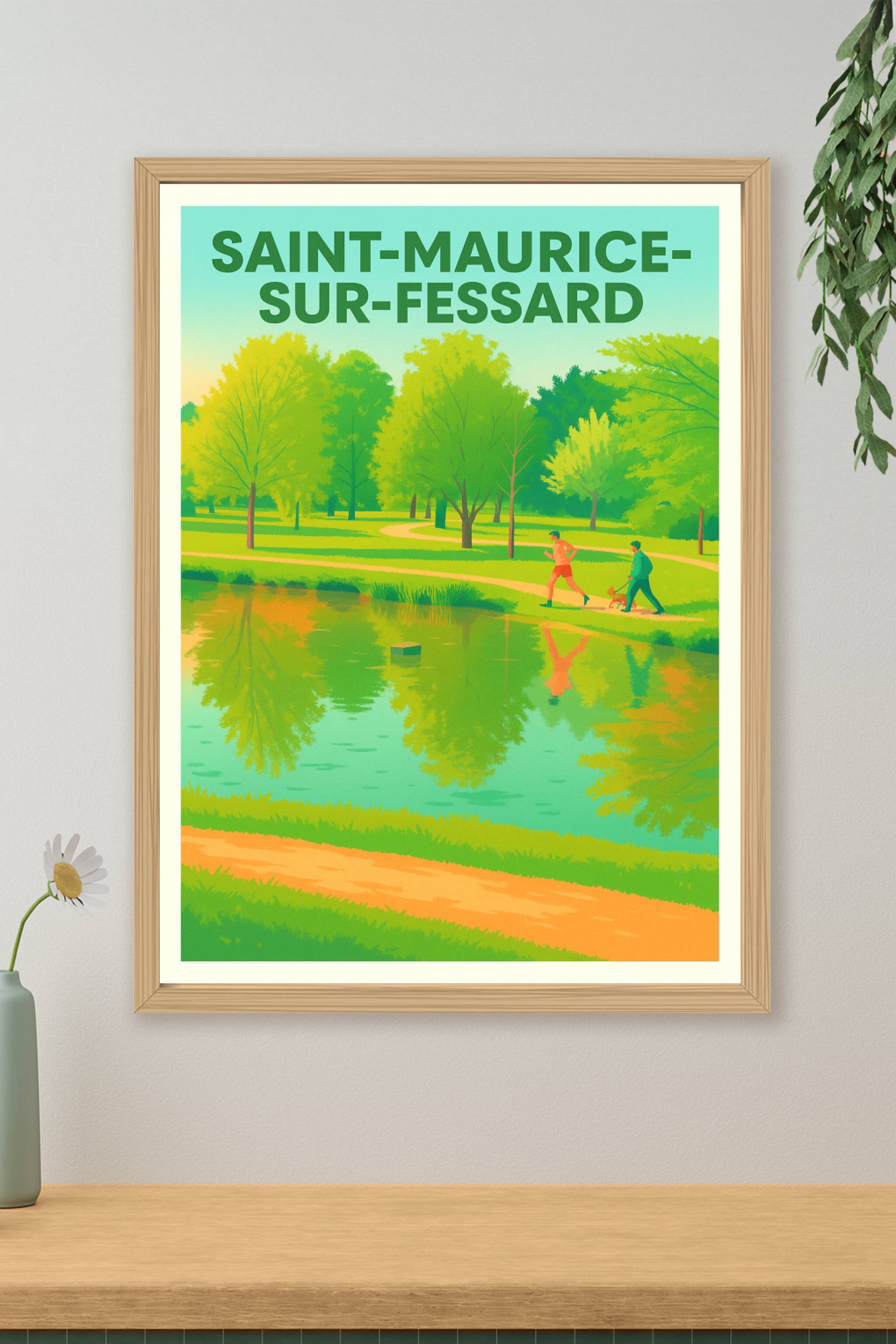 Affiche de Saint-Maurice-sur-Fessard - Évasion nature au fil de l'eau