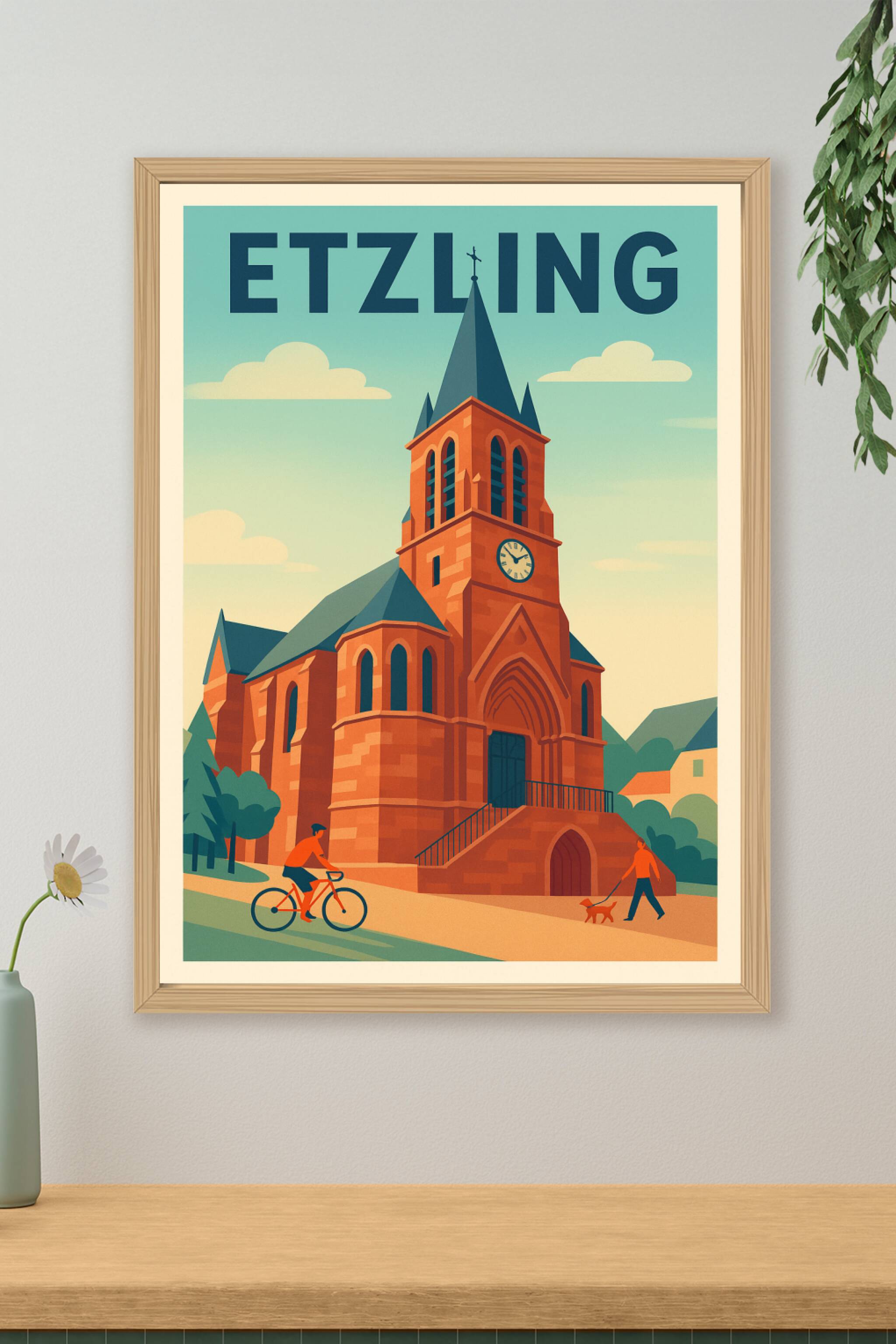 Affiche de Etzling - Charme et sérénité au cœur de la Moselle