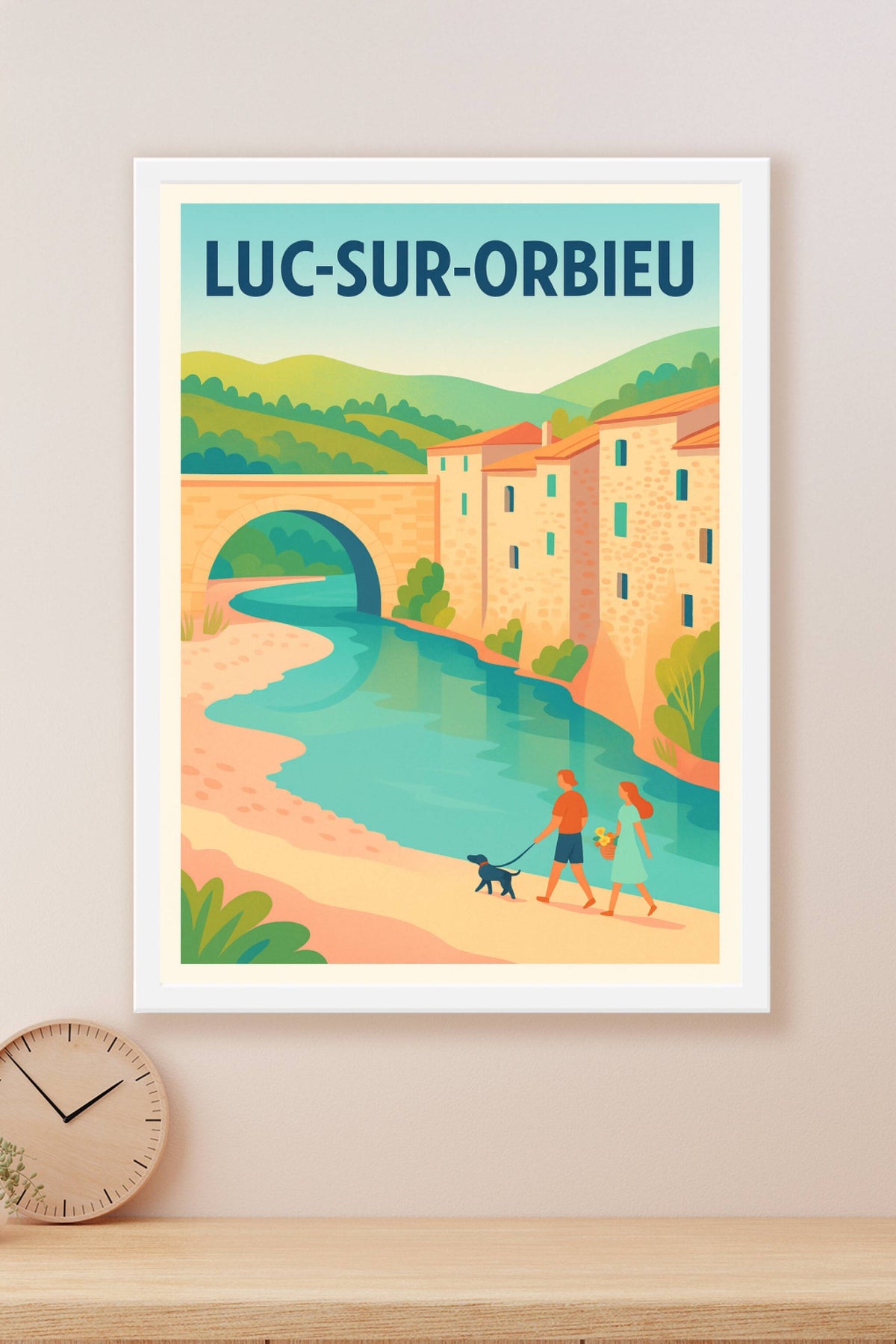 Affiche de Luc-sur-Orbieu - Charme et douceur au bord de l'eau