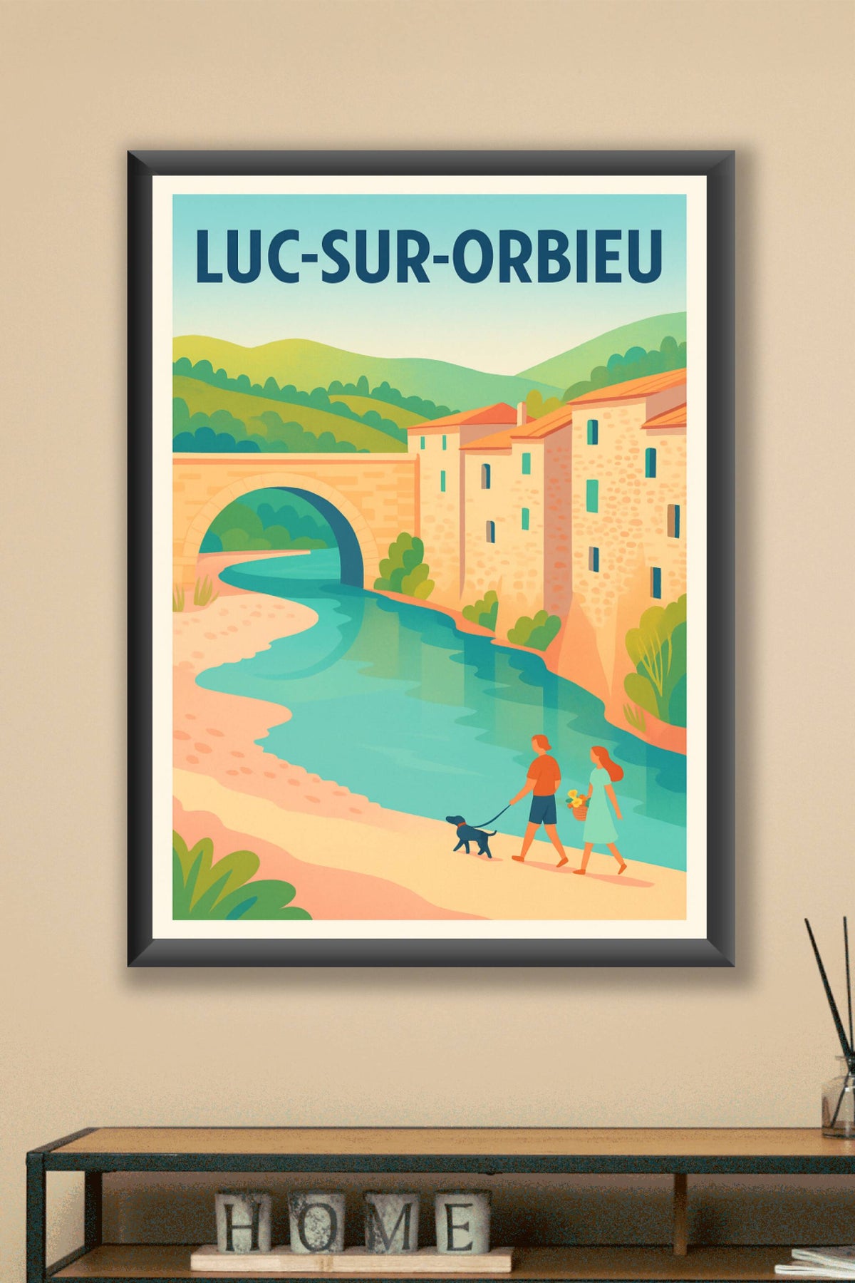 Affiche de Luc-sur-Orbieu - Charme et douceur au bord de l'eau