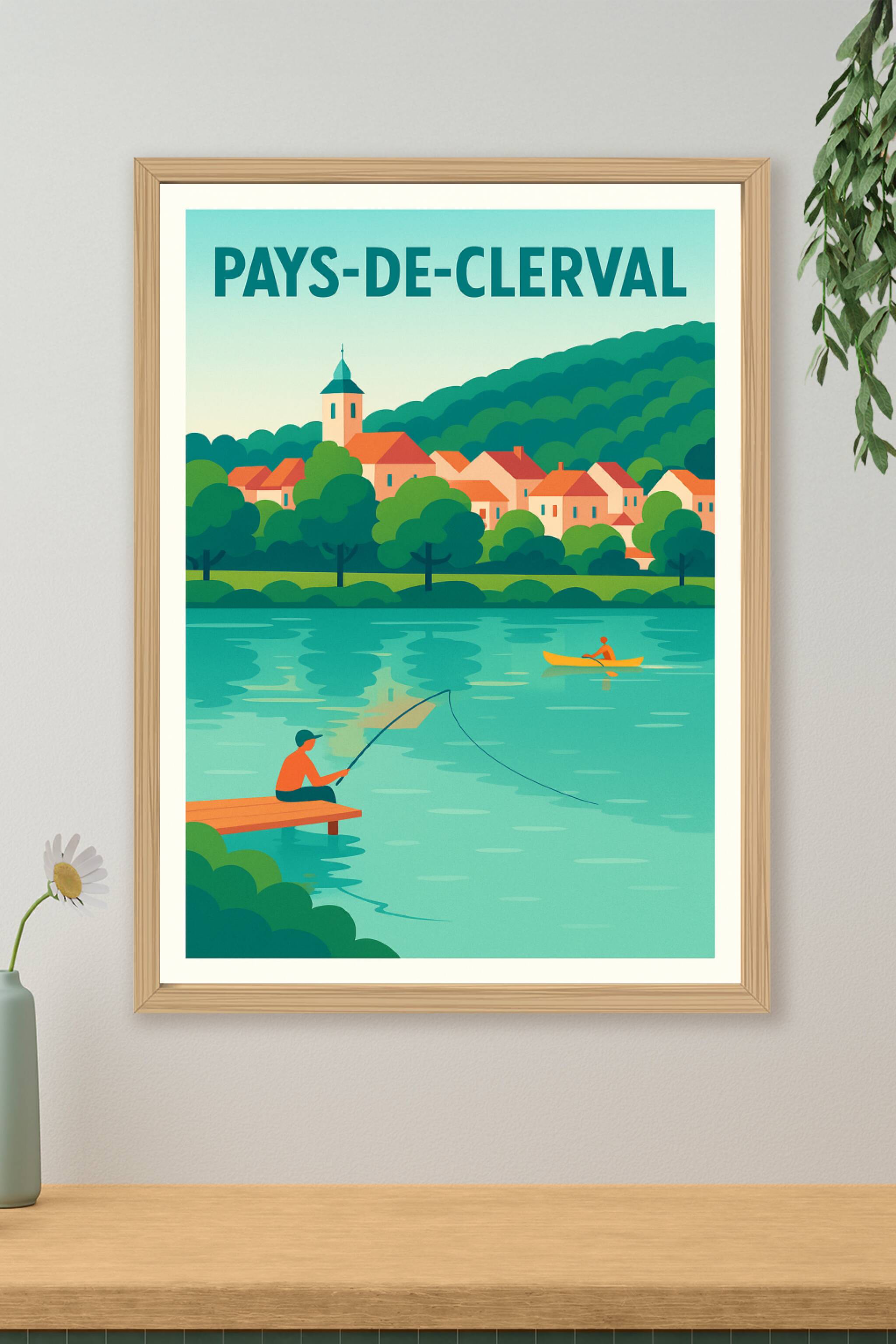 Affiche de Pays-de-Clerval - Évasion et détente au fil de l'eau