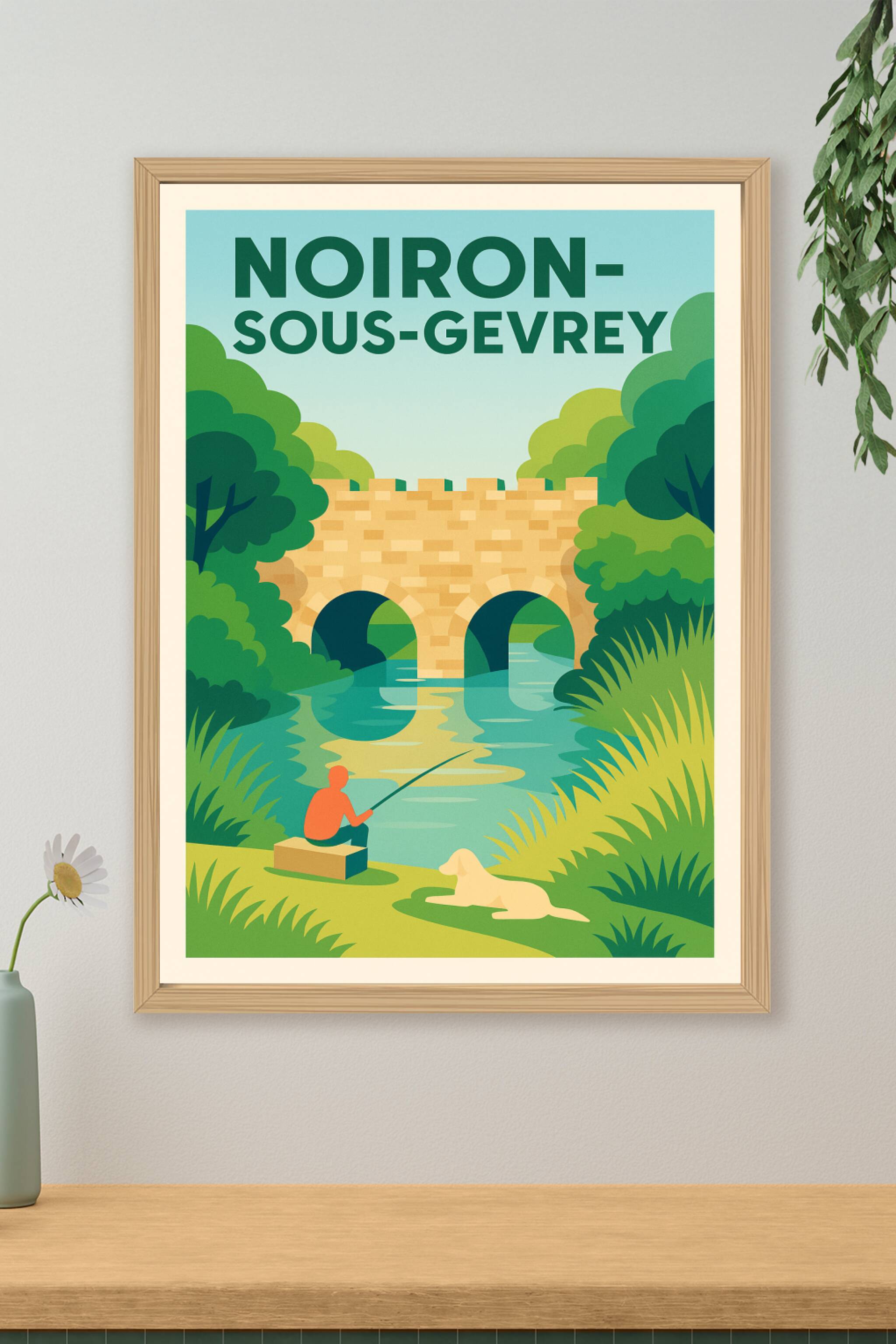 Affiche de Noiron-sous-Gevrey - Sérénité au fil de l'eau