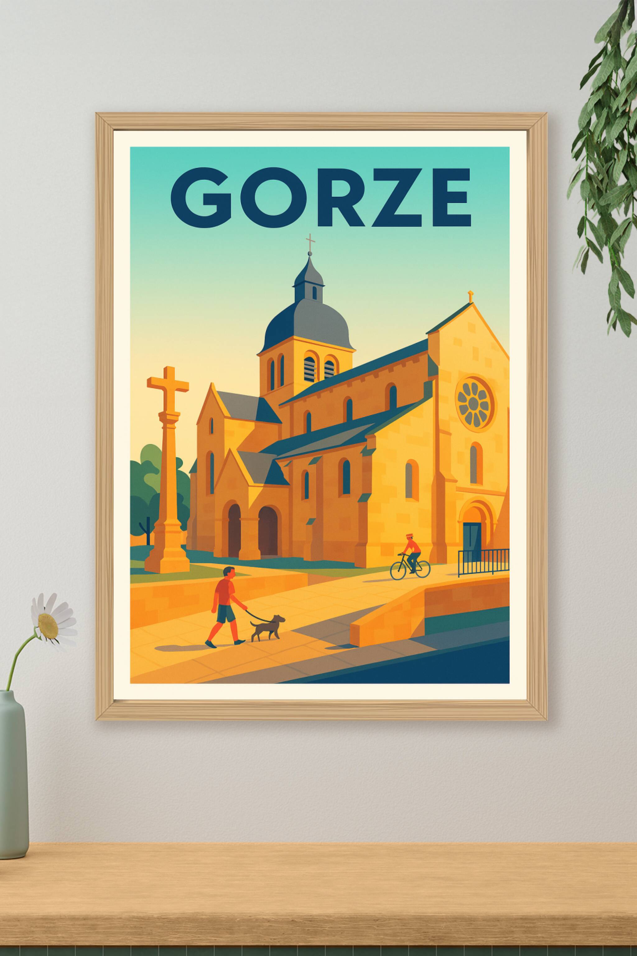 Affiche de Gorze - Charme et sérénité au cœur de l'abbatiale