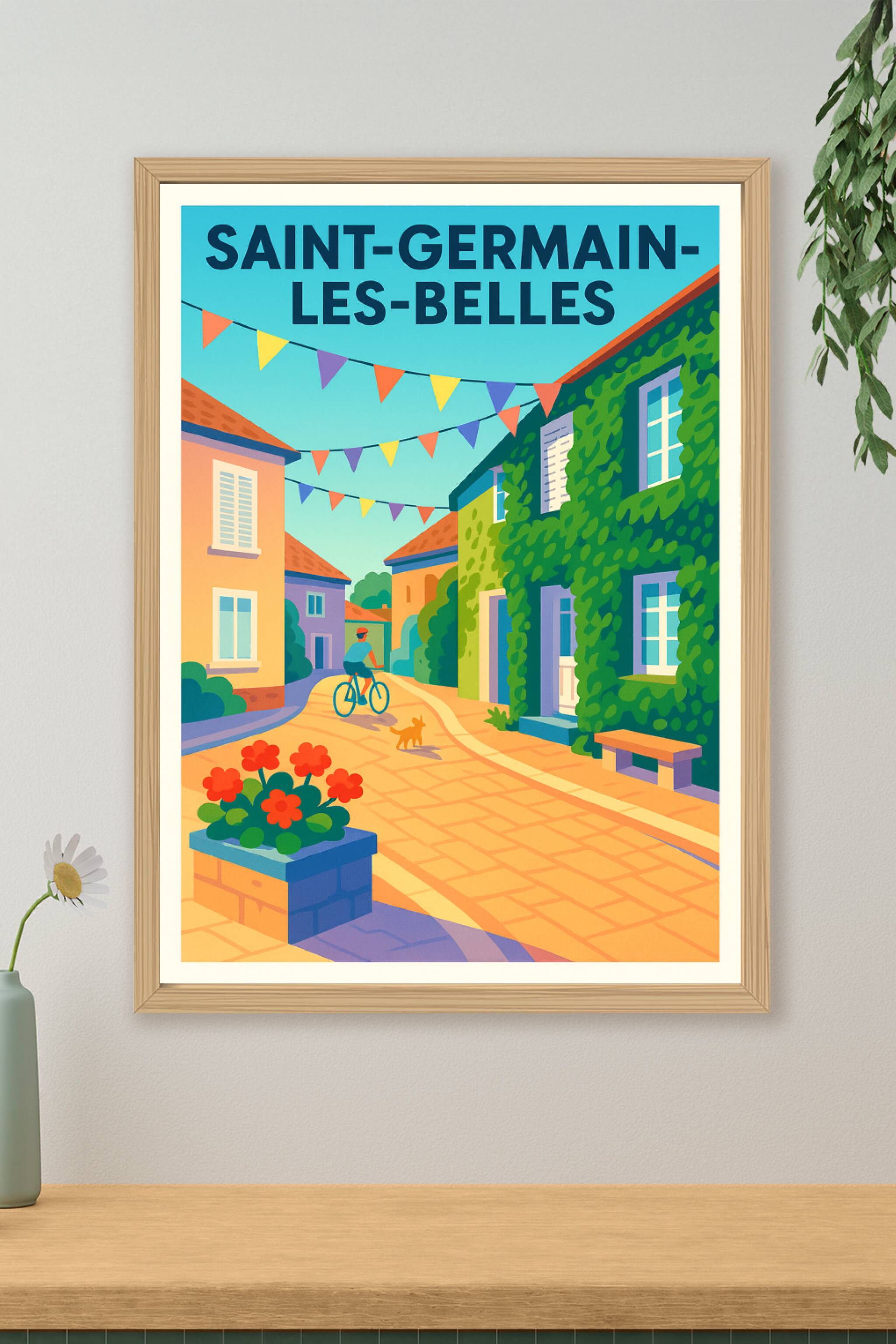 Affiche de Saint-Germain-les-Belles - L'élégance champêtre au quotidien