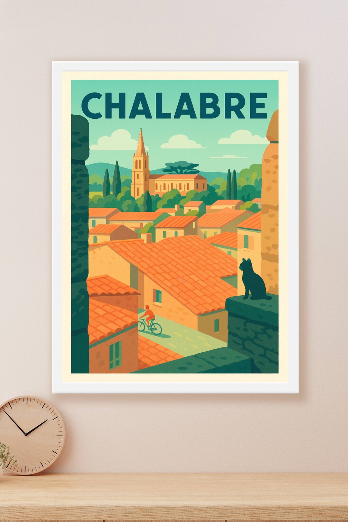 Affiche de Chalabre - Charme et Sérénité en Pays Cathare
