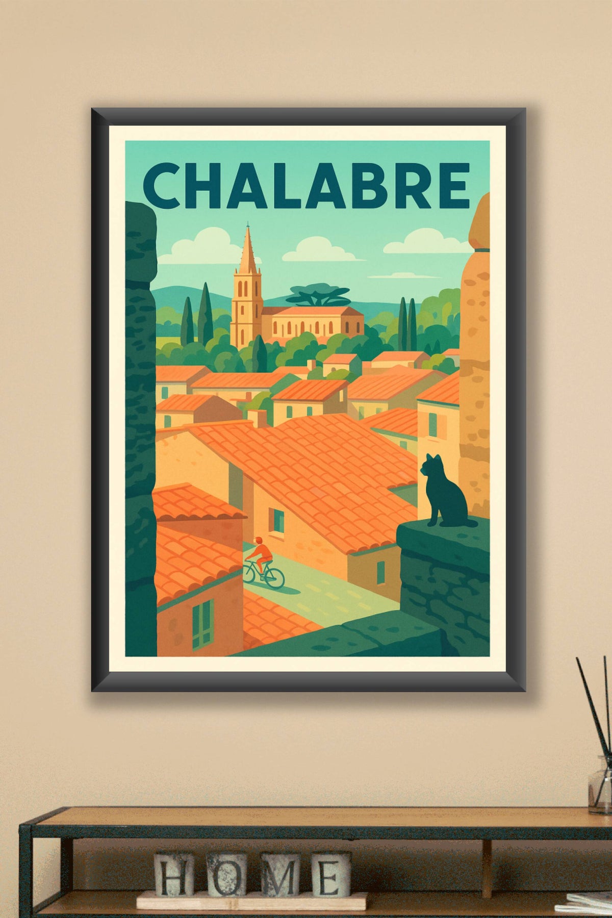 Affiche de Chalabre - Charme et Sérénité en Pays Cathare