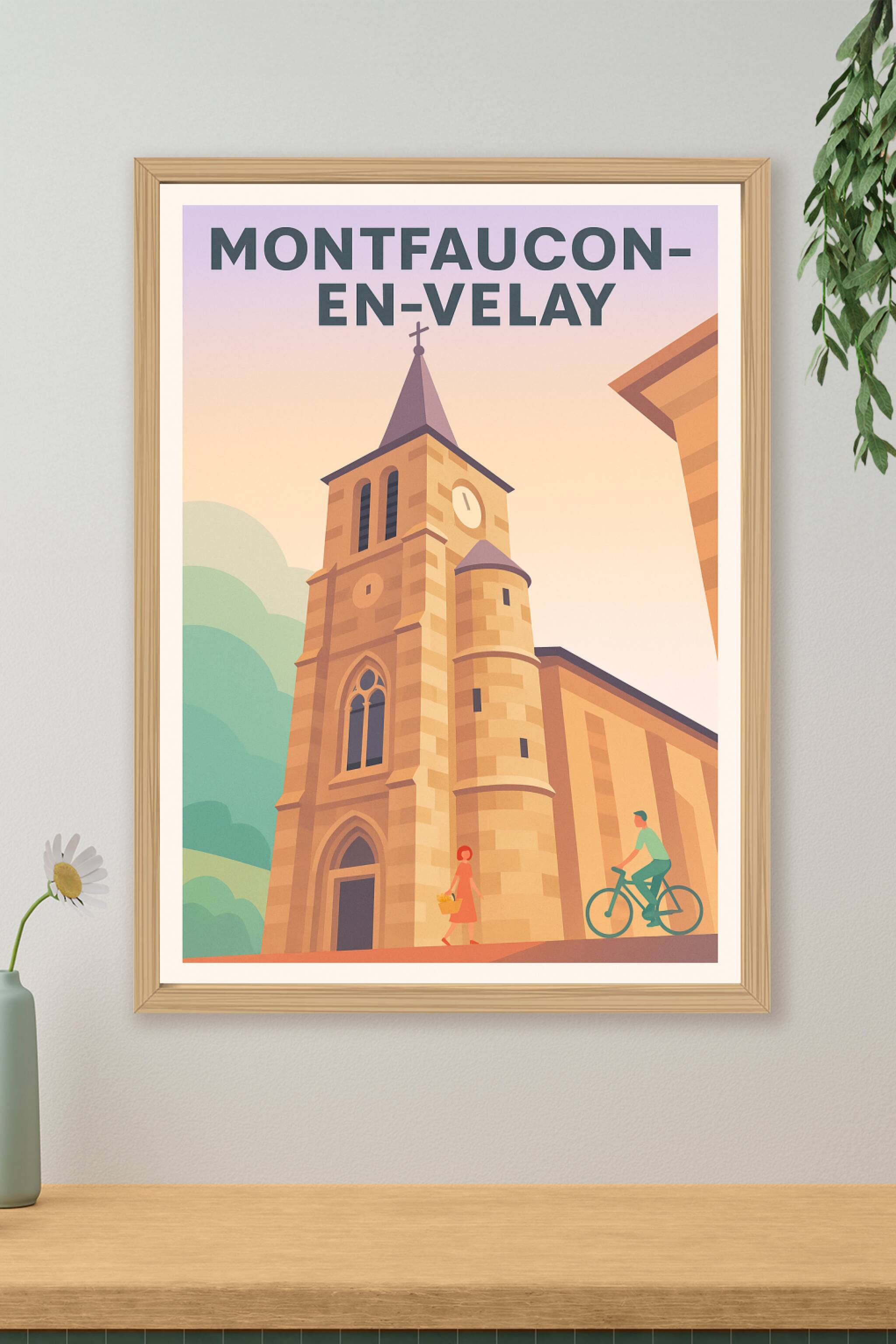 Affiche de Montfaucon-en-Velay - Charme authentique et patrimoine historique