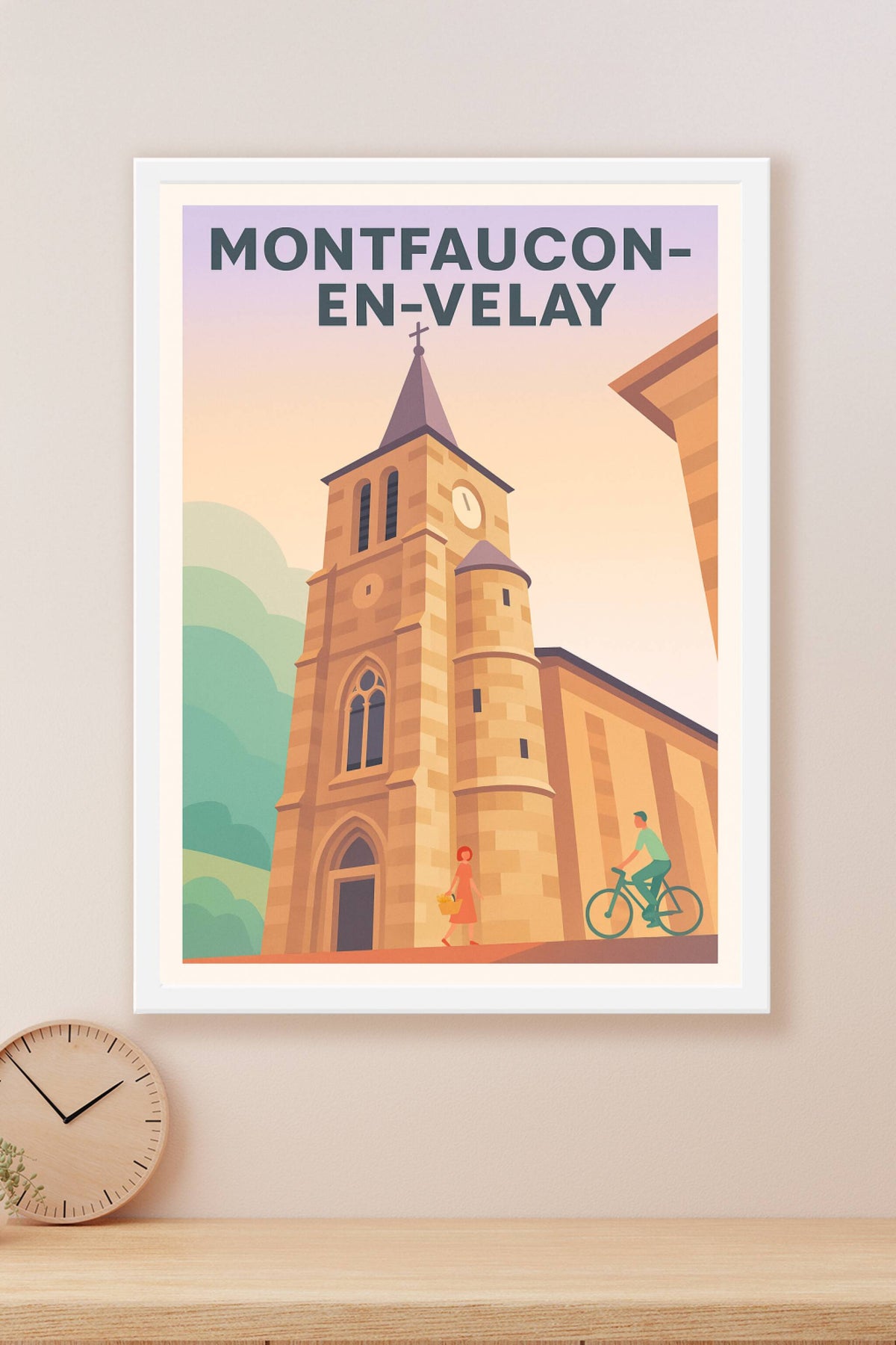 Affiche de Montfaucon-en-Velay - Charme authentique et patrimoine historique