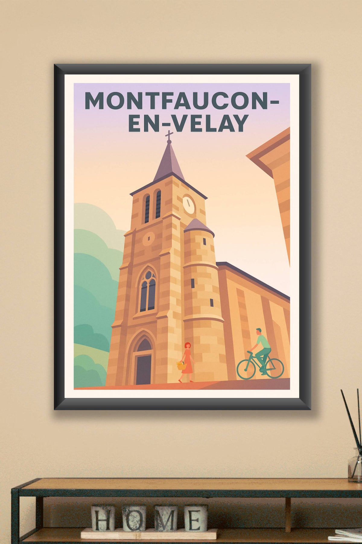 Affiche de Montfaucon-en-Velay - Charme authentique et patrimoine historique