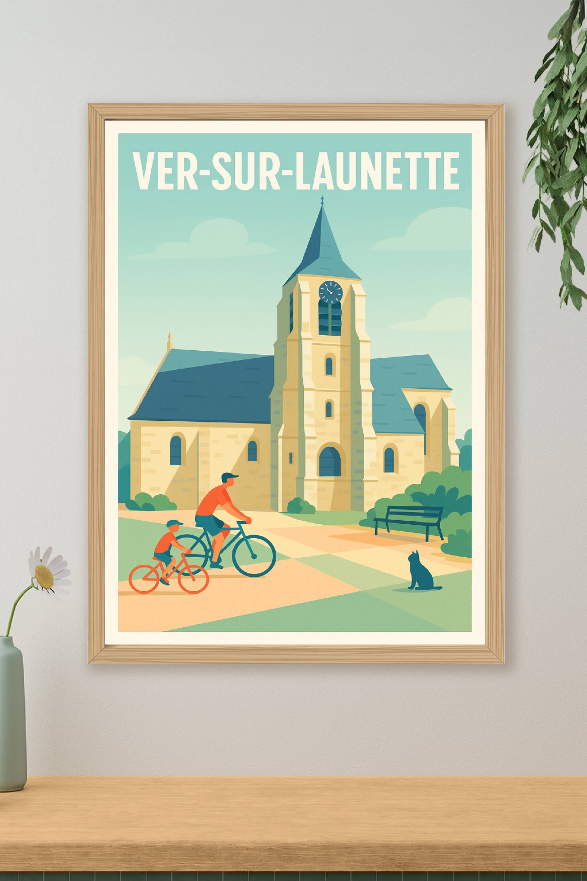 Affiche de Ver-sur-Launette - Charme paisible au cœur du village