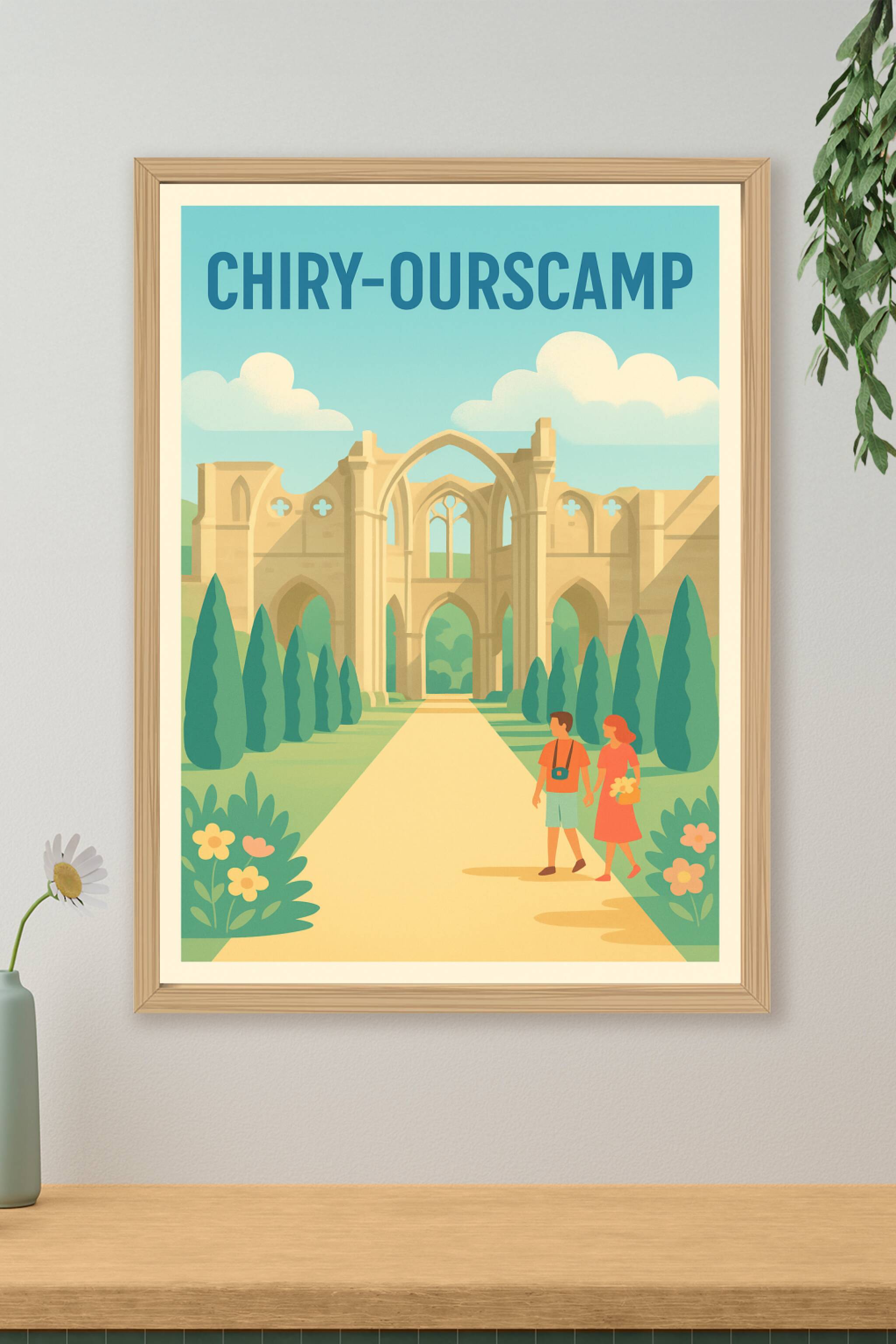 Affiche de Chiry-Ourscamp - Promenade au cœur des ruines historiques