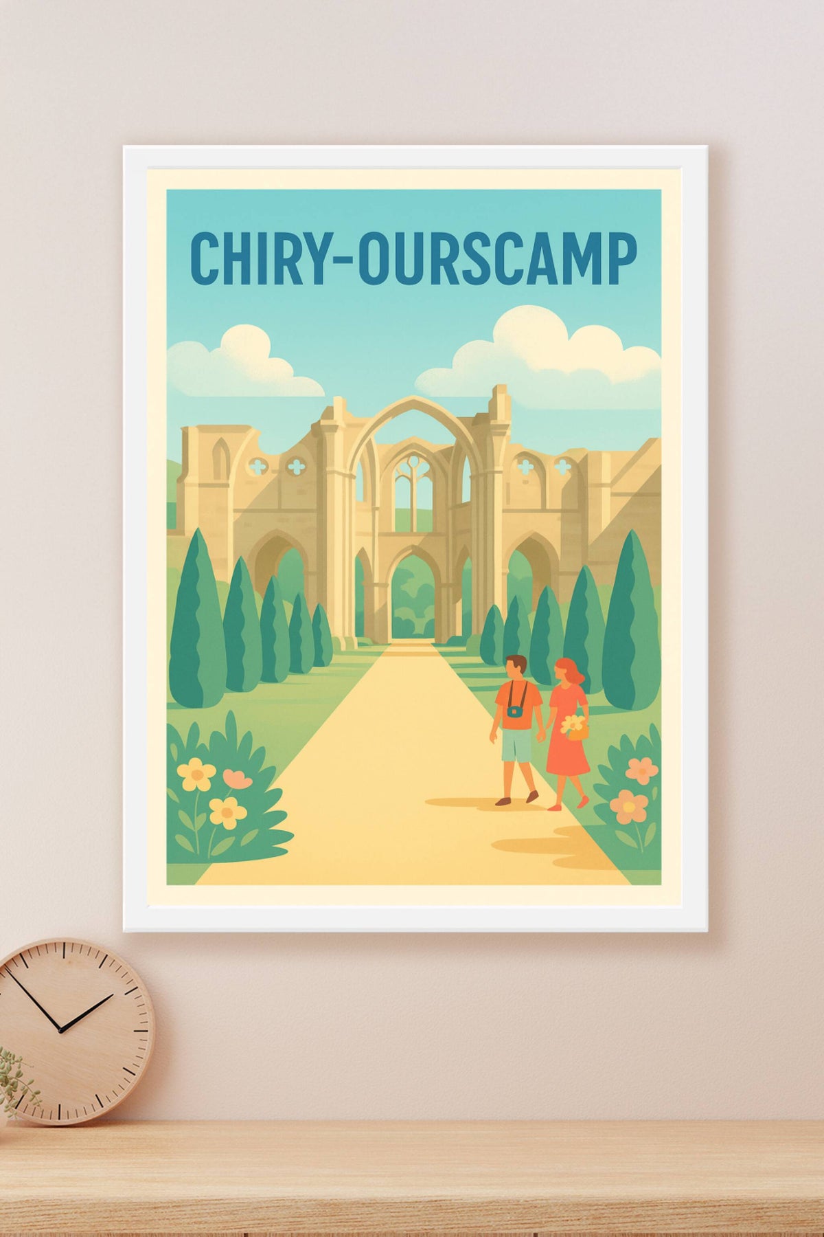 Affiche de Chiry-Ourscamp - Promenade au cœur des ruines historiques