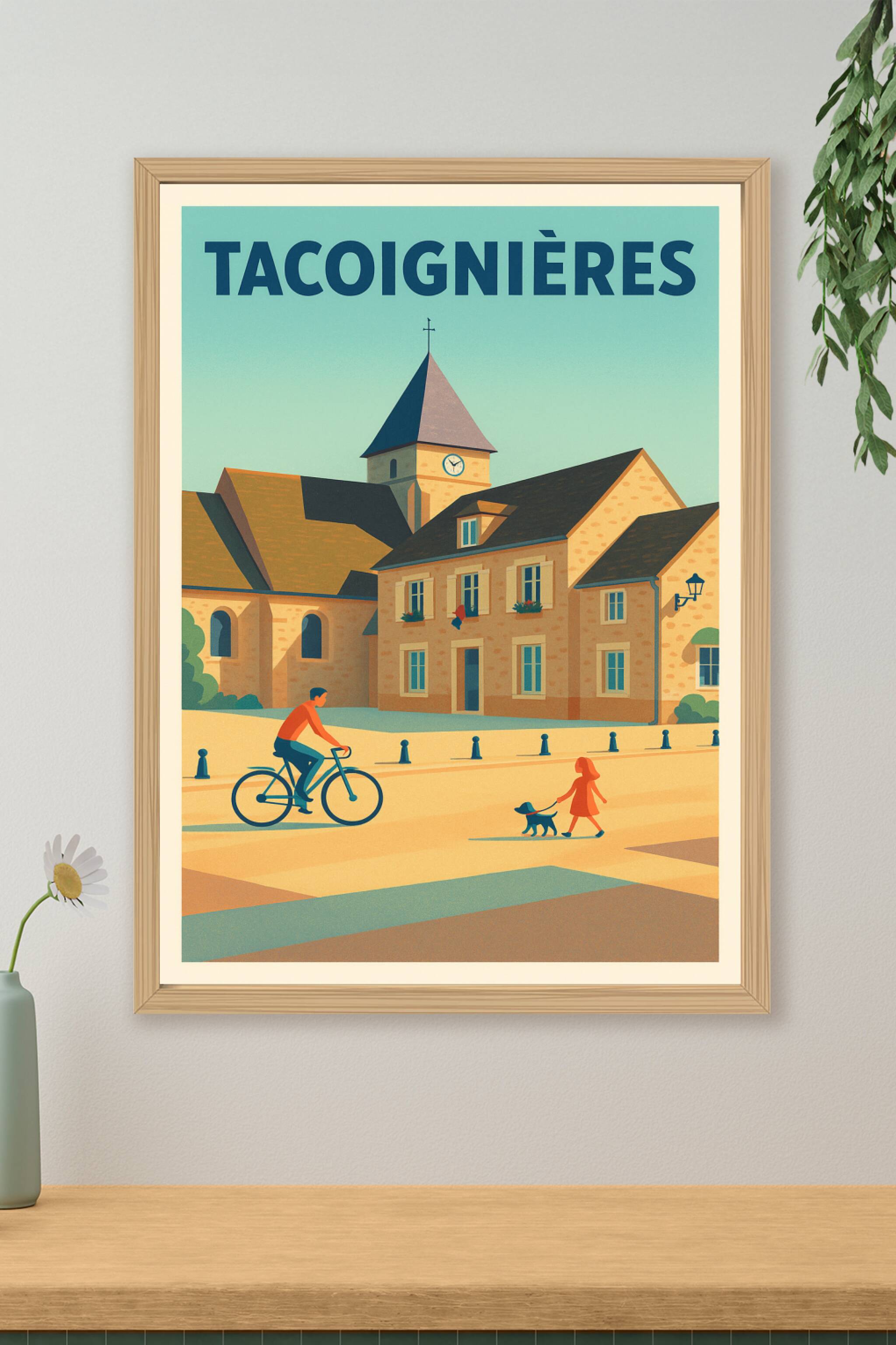Affiche de Tacoignières - Charme et douceur de vie au village