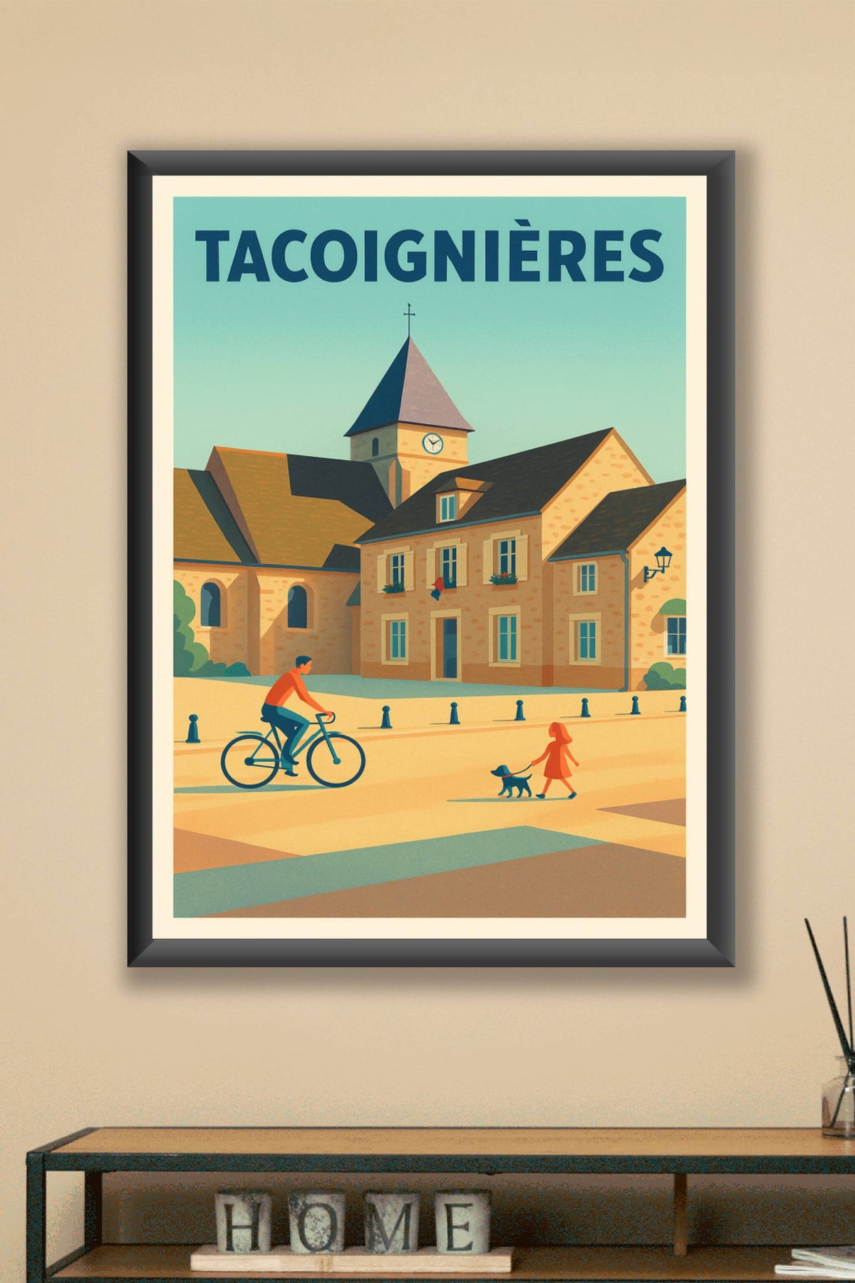 Affiche de Tacoignières - Charme et douceur de vie au village