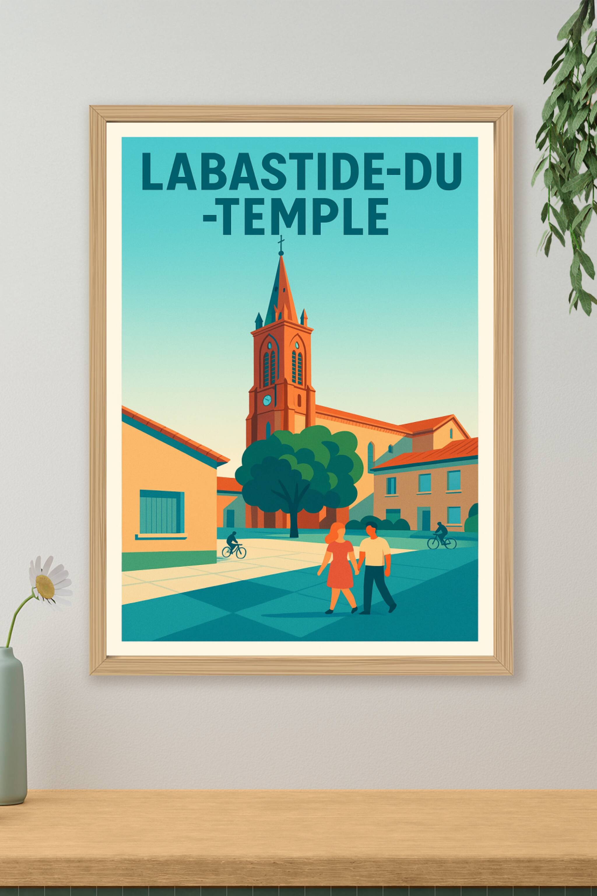 Affiche de Labastide-du-Temple - Harmonie et charme en Occitanie