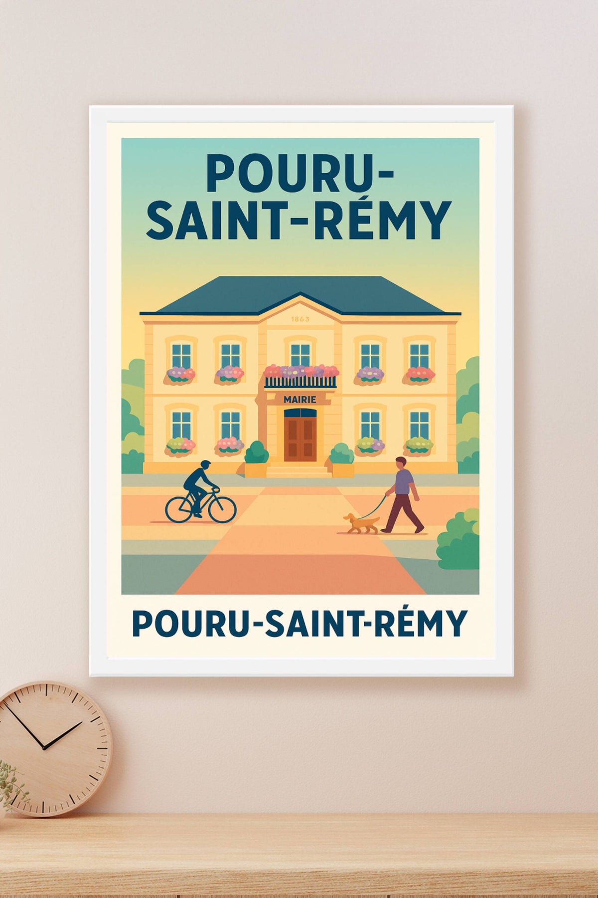 Affiche de Pouru-Saint-Rémy - Charme et douceur de la vie locale