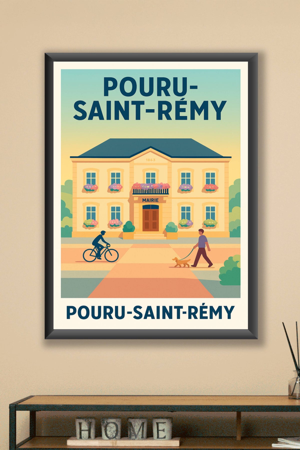 Affiche de Pouru-Saint-Rémy - Charme et douceur de la vie locale