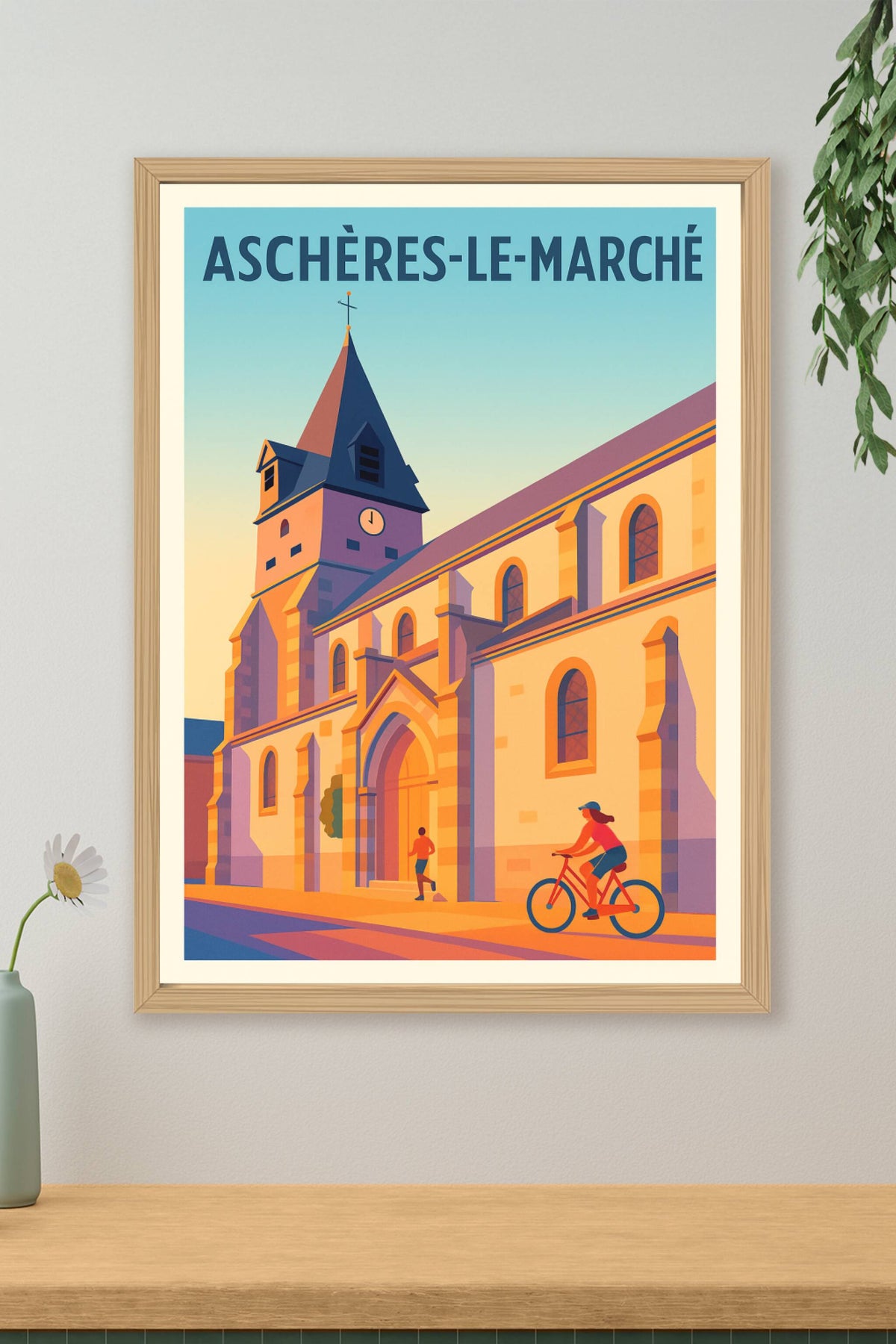 Affiche de Aschères-le-Marché - Charme et Sérénité au Cœur du Village
