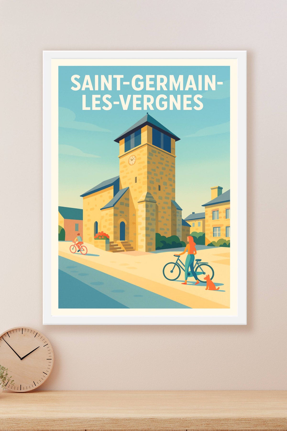 Affiche de Saint-Germain-les-Vergnes - Charme et Sérénité au Cœur du Village
