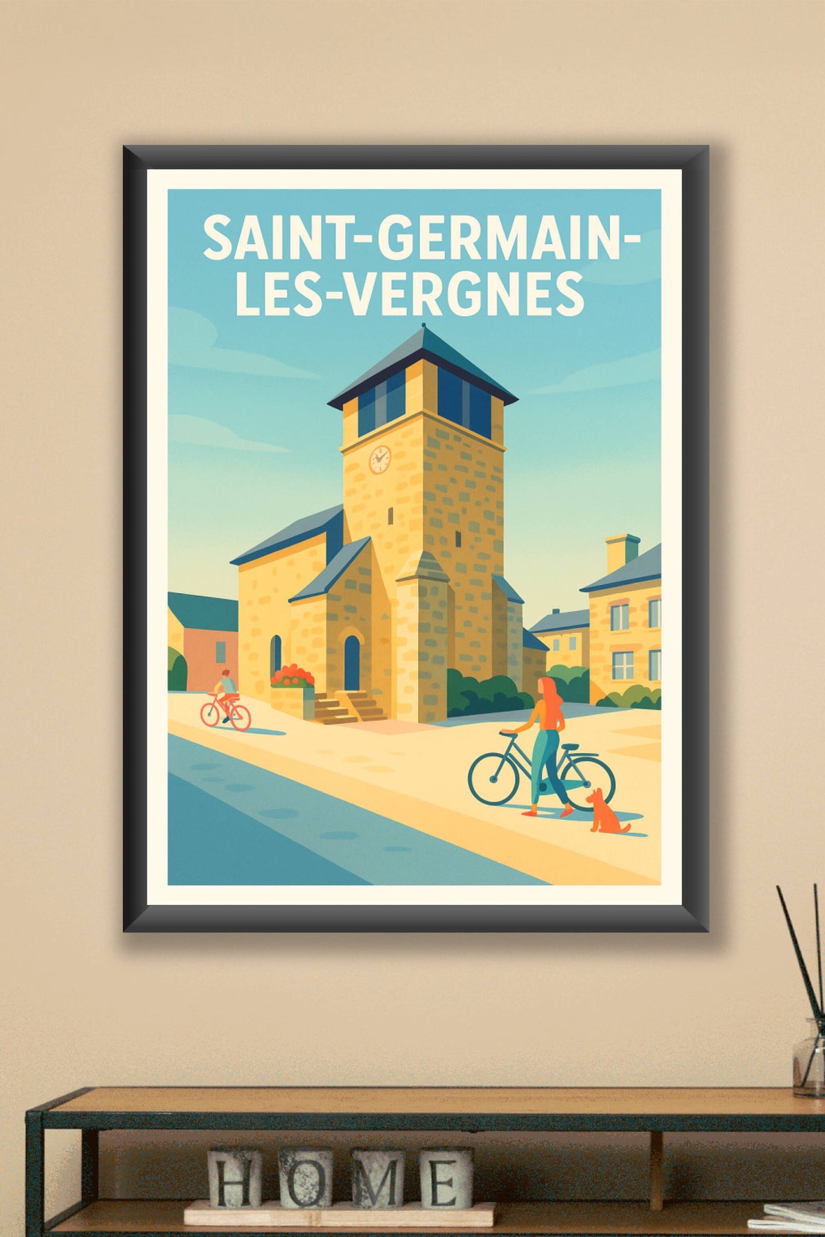 Affiche de Saint-Germain-les-Vergnes - Charme et Sérénité au Cœur du Village