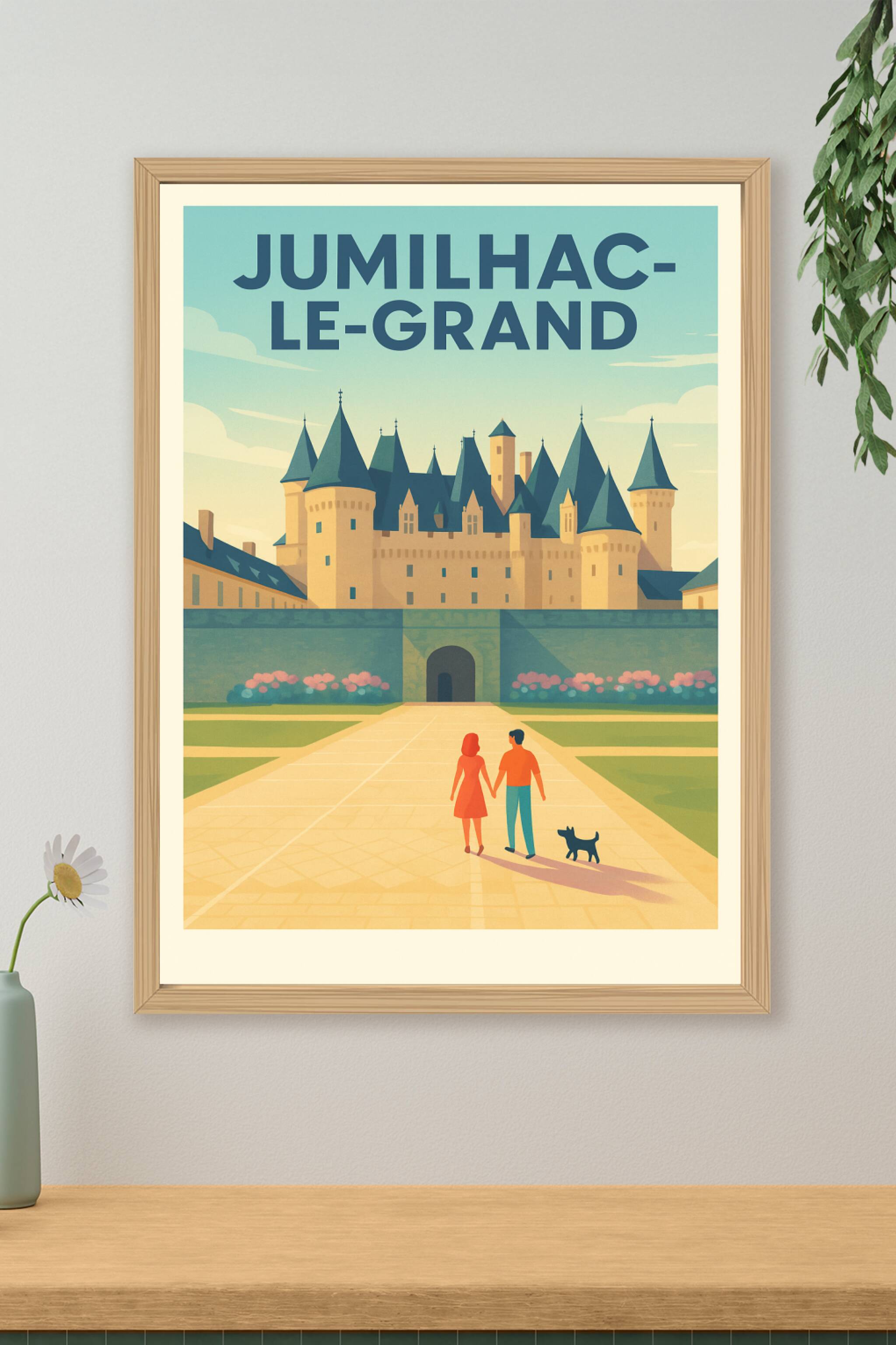 Affiche de Jumilhac-le-Grand - Une escapade romantique au château emblématique