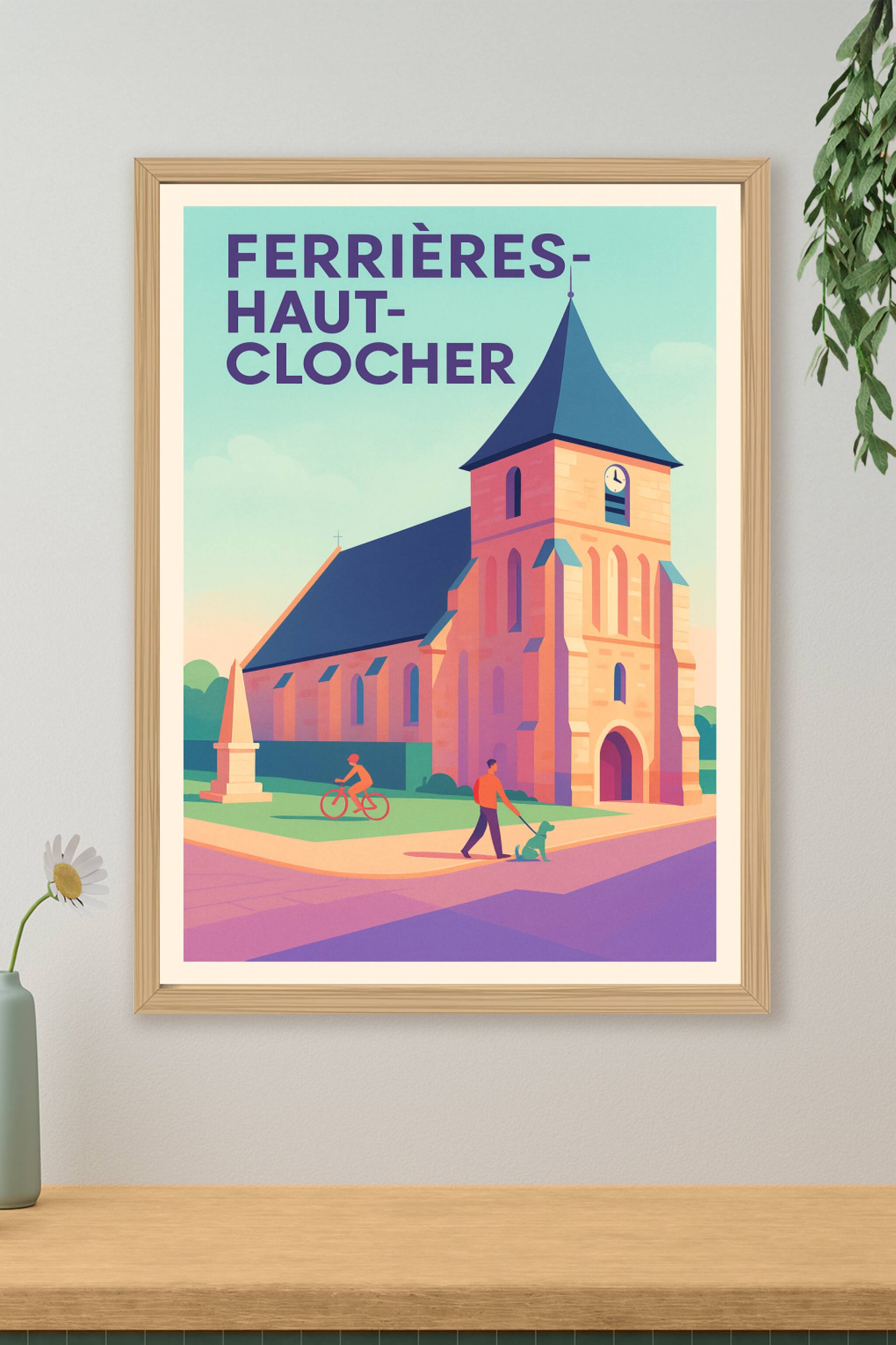 Affiche de Ferrières-Haut-Clocher - Charme et sérénité en campagne normande