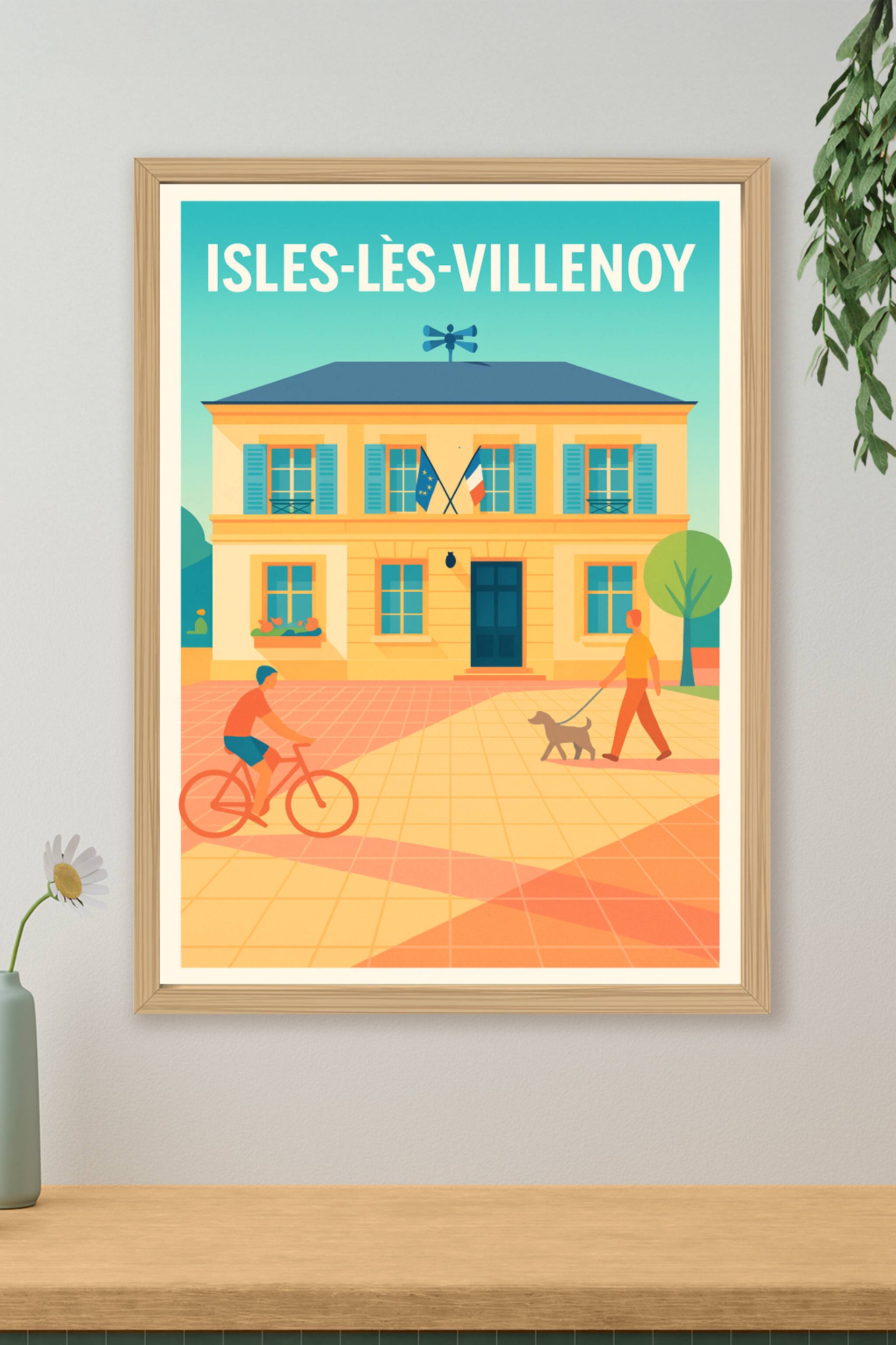 Affiche de Isles-lès-Villenoy - Charme paisible de la vie locale