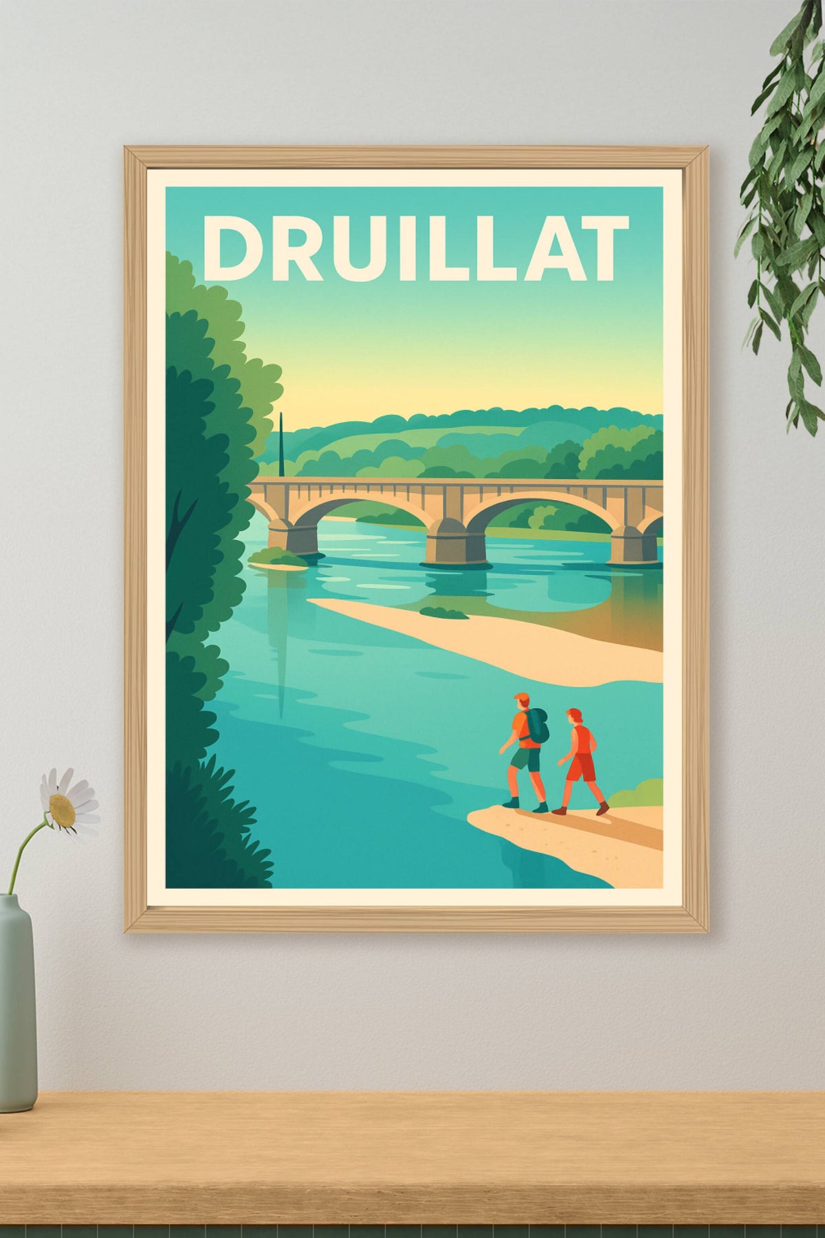 Affiche de Druillat - Évasion et nature au fil de l'eau