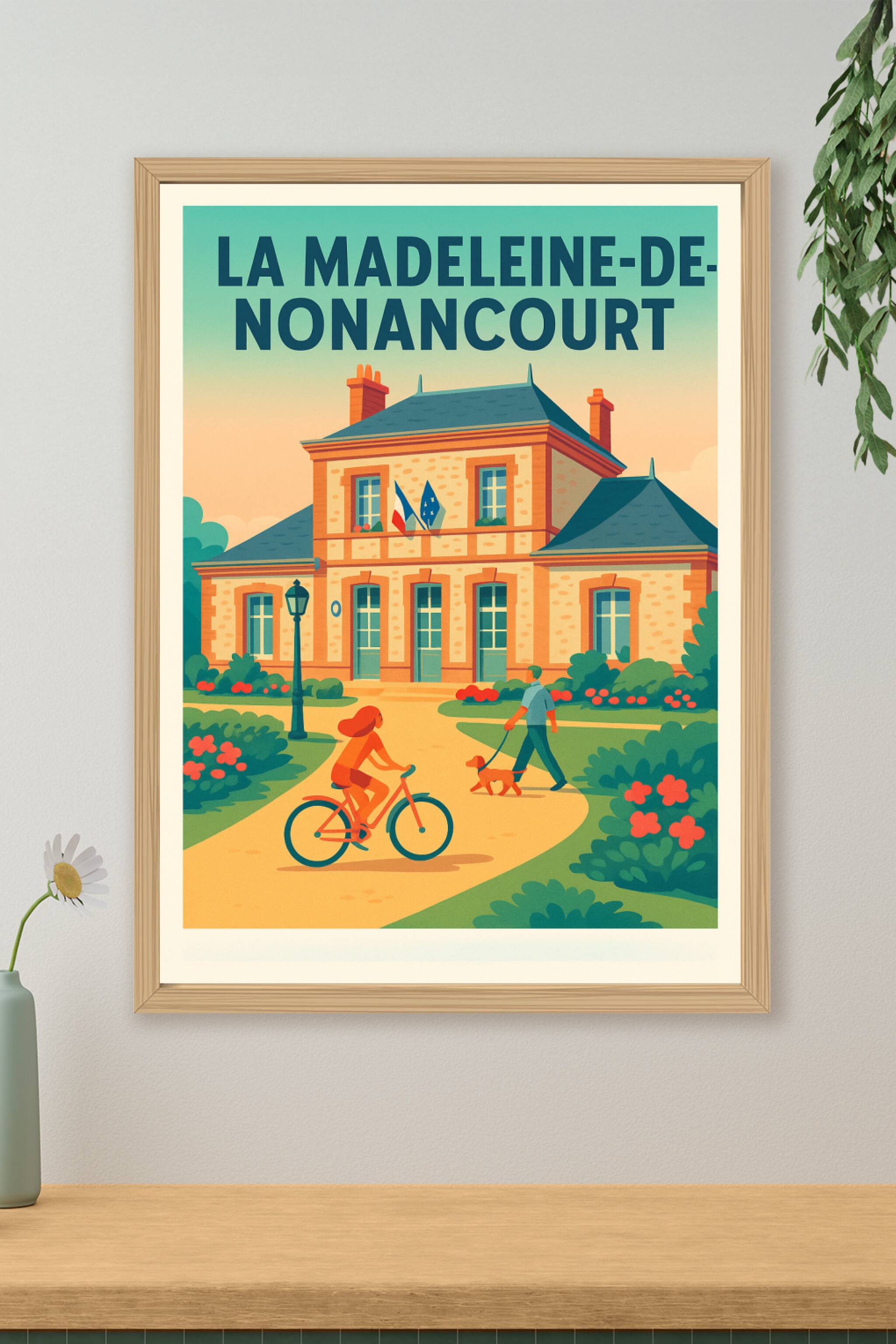 Affiche de La Madeleine-de-Nonancourt - Charme et douceur de vie normande