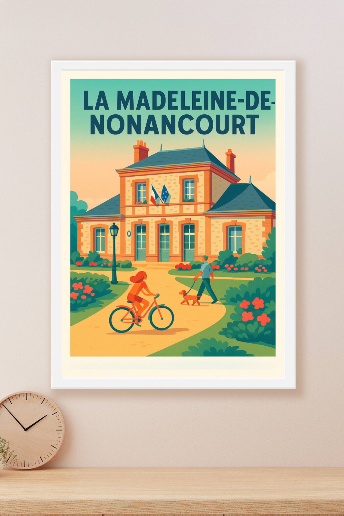 Affiche de La Madeleine-de-Nonancourt - Charme et douceur de vie normande
