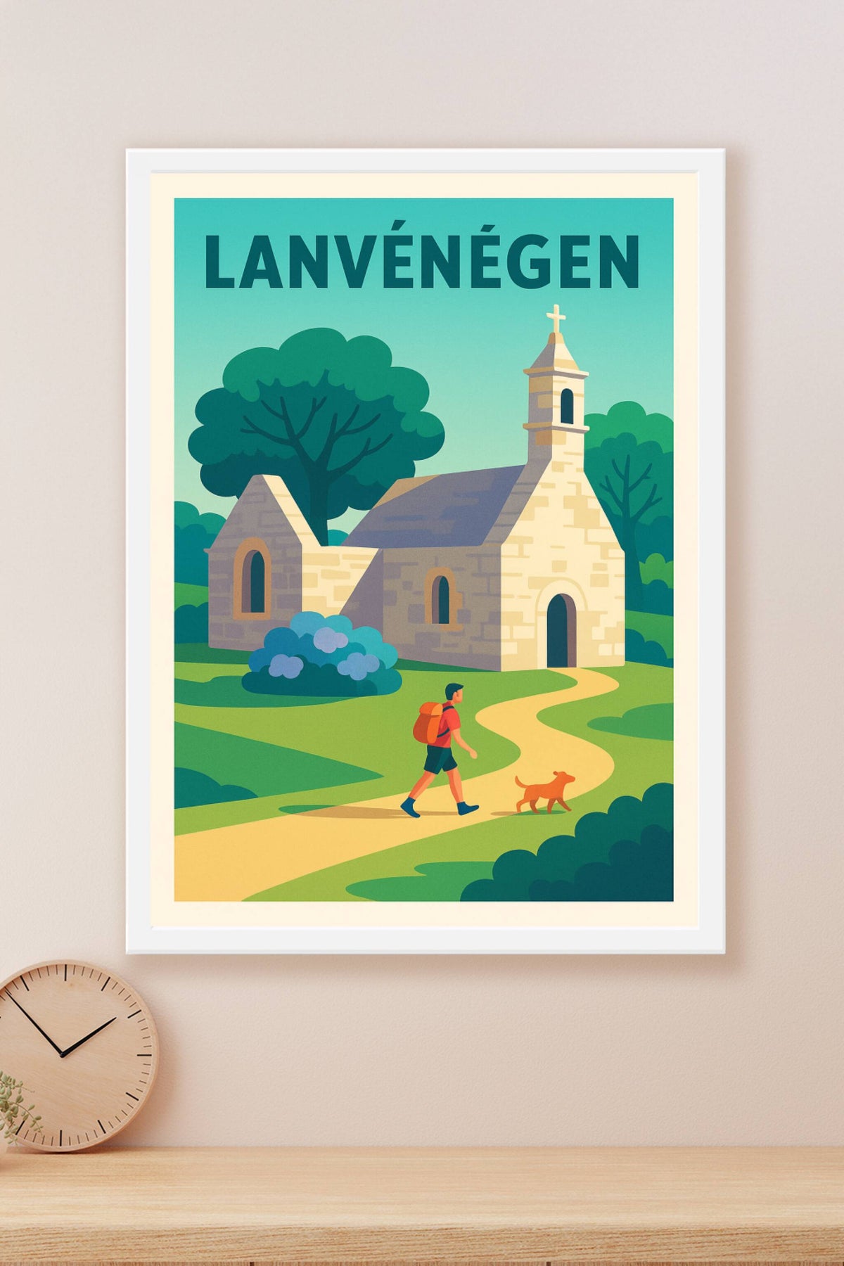 Affiche de Lanvénégen - Balade champêtre au cœur de la Bretagne